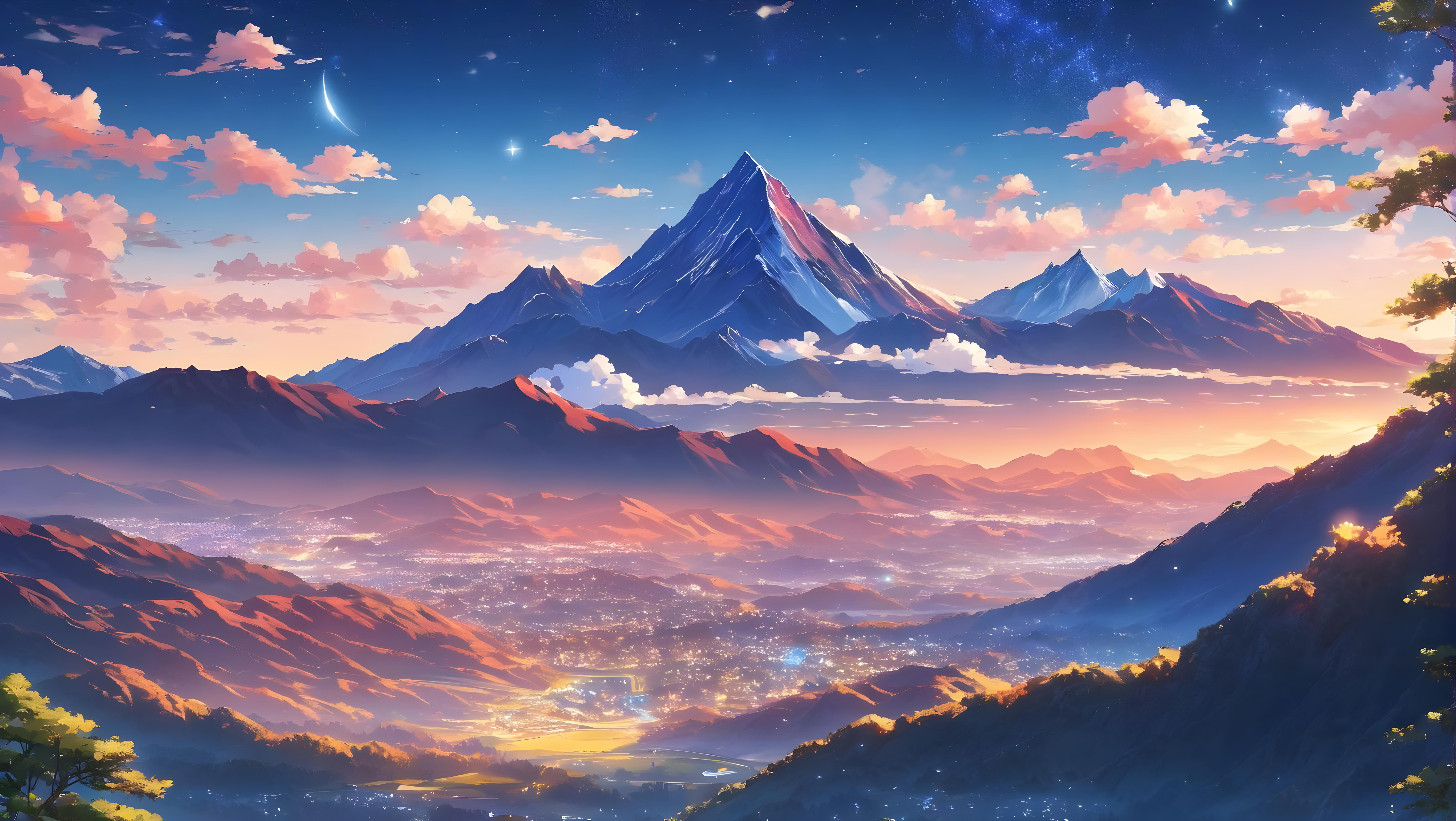 Anime Landscape 4k Ultra HD Wallpaper