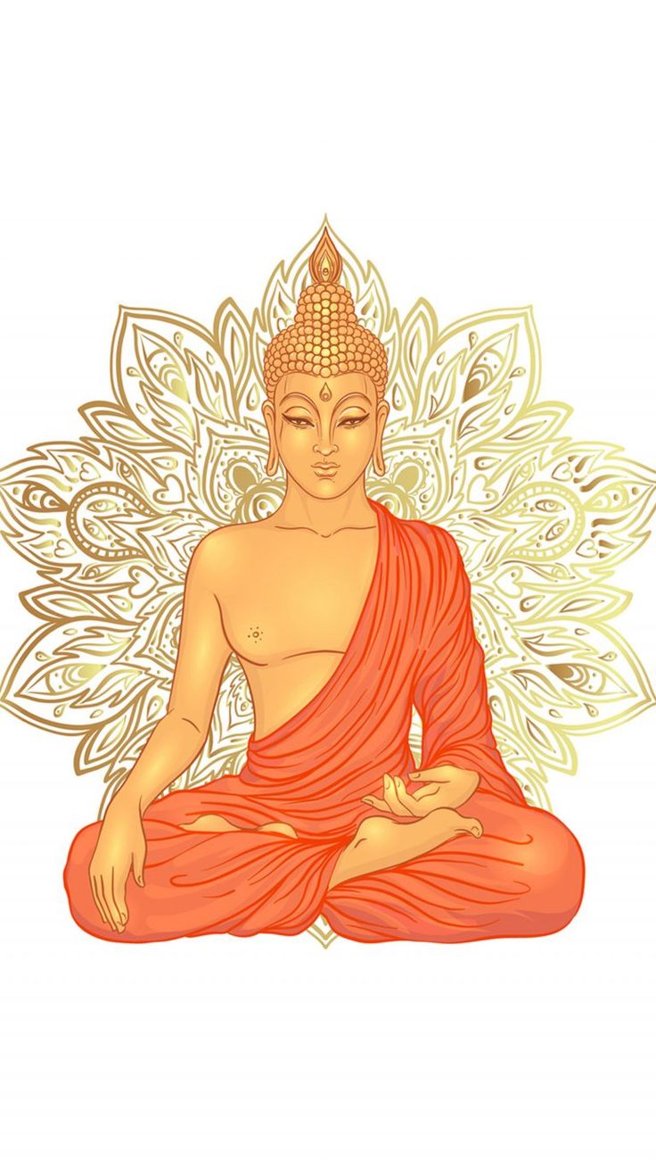 Lord Buddha Art 4K Ultra HD Mobile Wallpaper for iPhone & Android