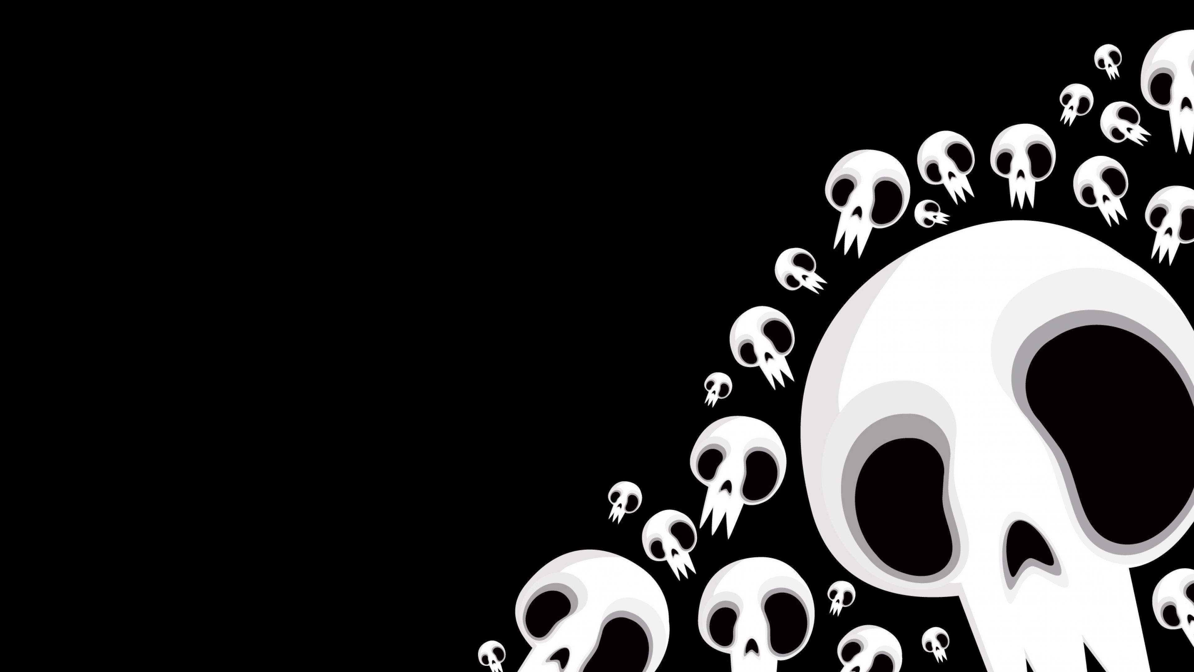 Dark Skull 4k Ultra HD Wallpaper