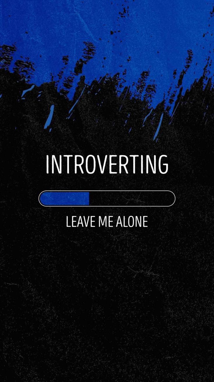 Leave Me Alone iPhone Wallpaper. Words