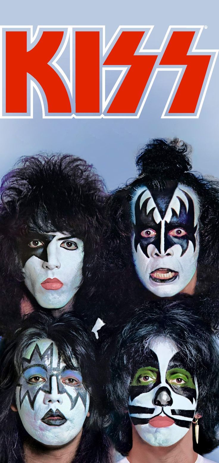 KISS phone wallpaper Dynasty faces 1979