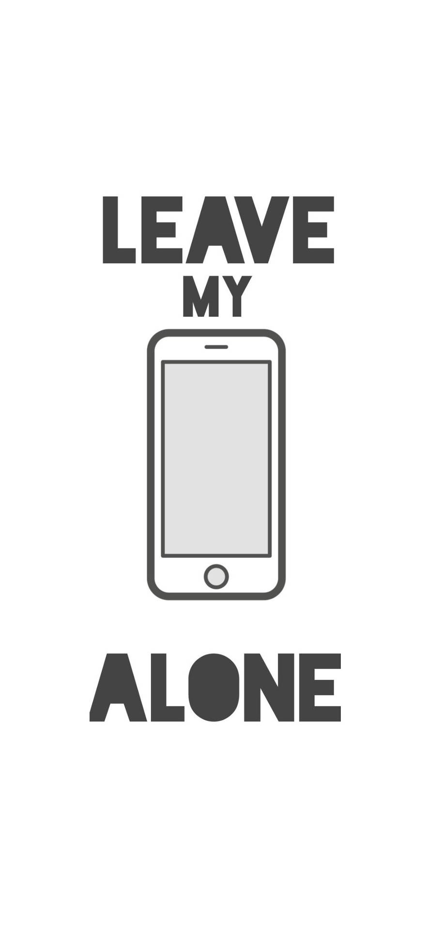 Phone Alone iPhone Wallpaper