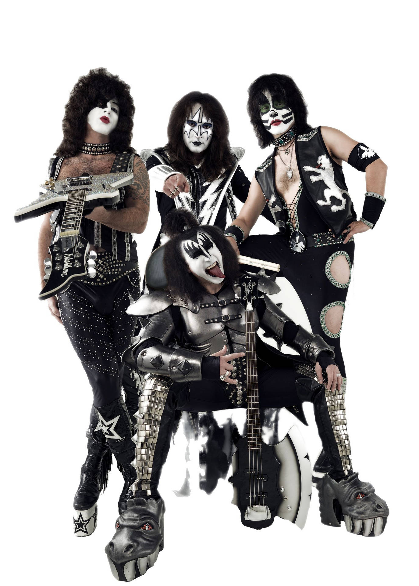 Kiss Band in Action Wallpaper