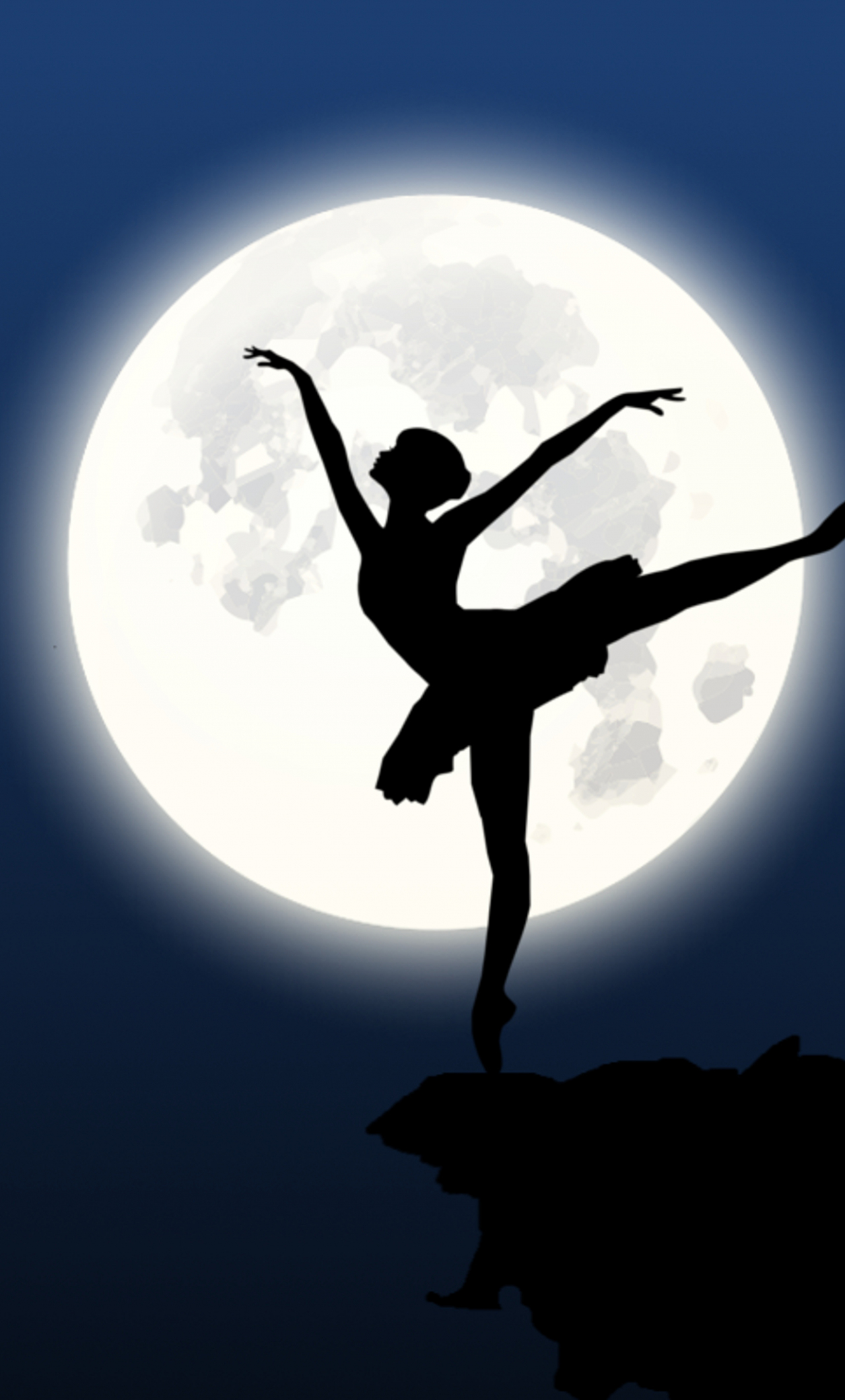 Download wallpaper 1280x2120 ballerina