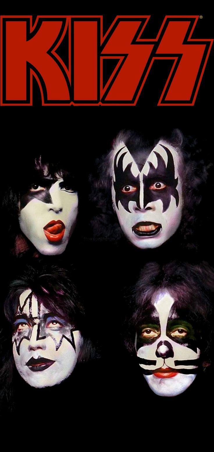 Kiss artwork, Kiss band, Rock band posters