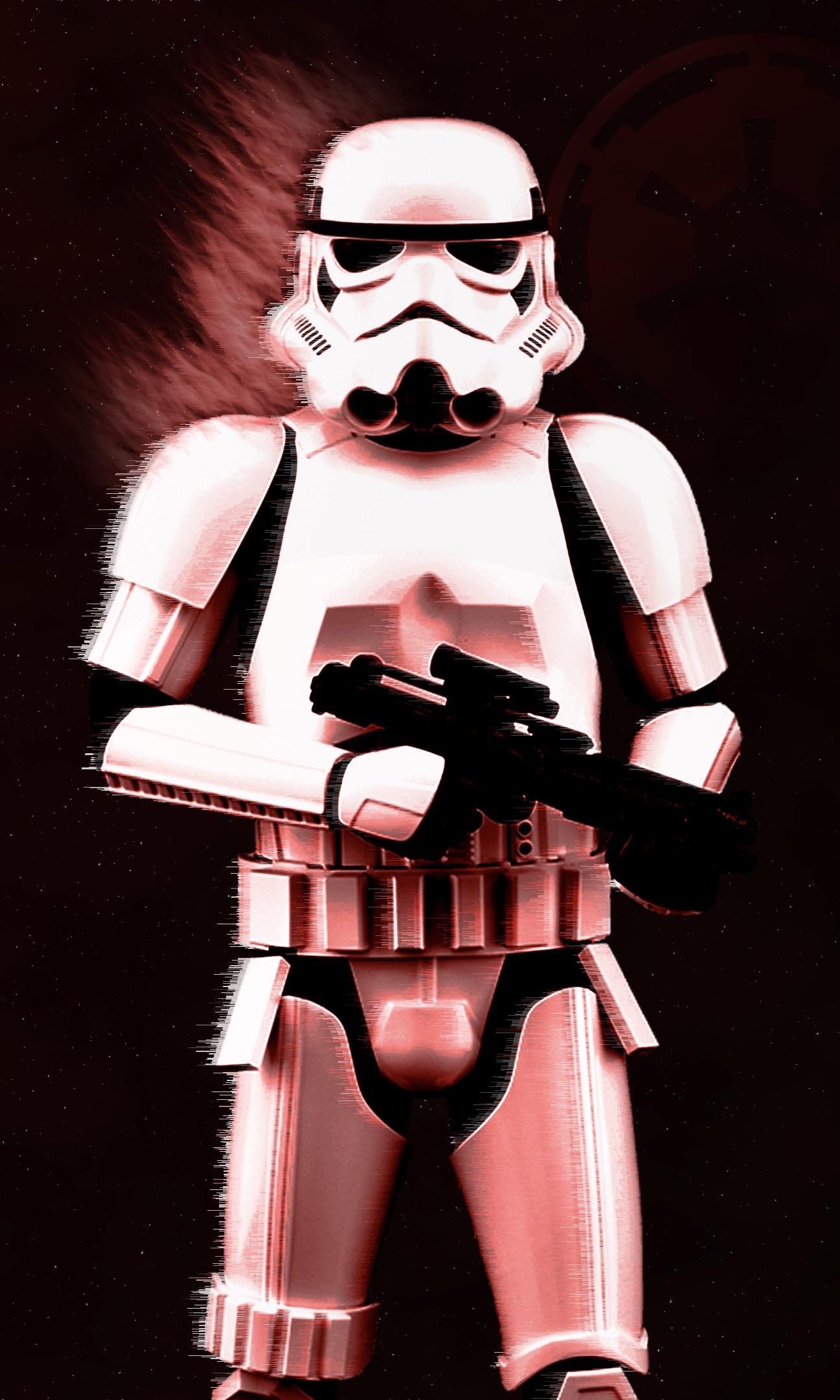 Stormtrooper mobile wallpaper I made