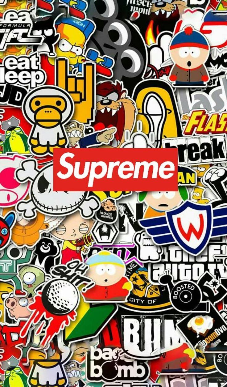 Supreme wallpaper, Graffiti wallpaper