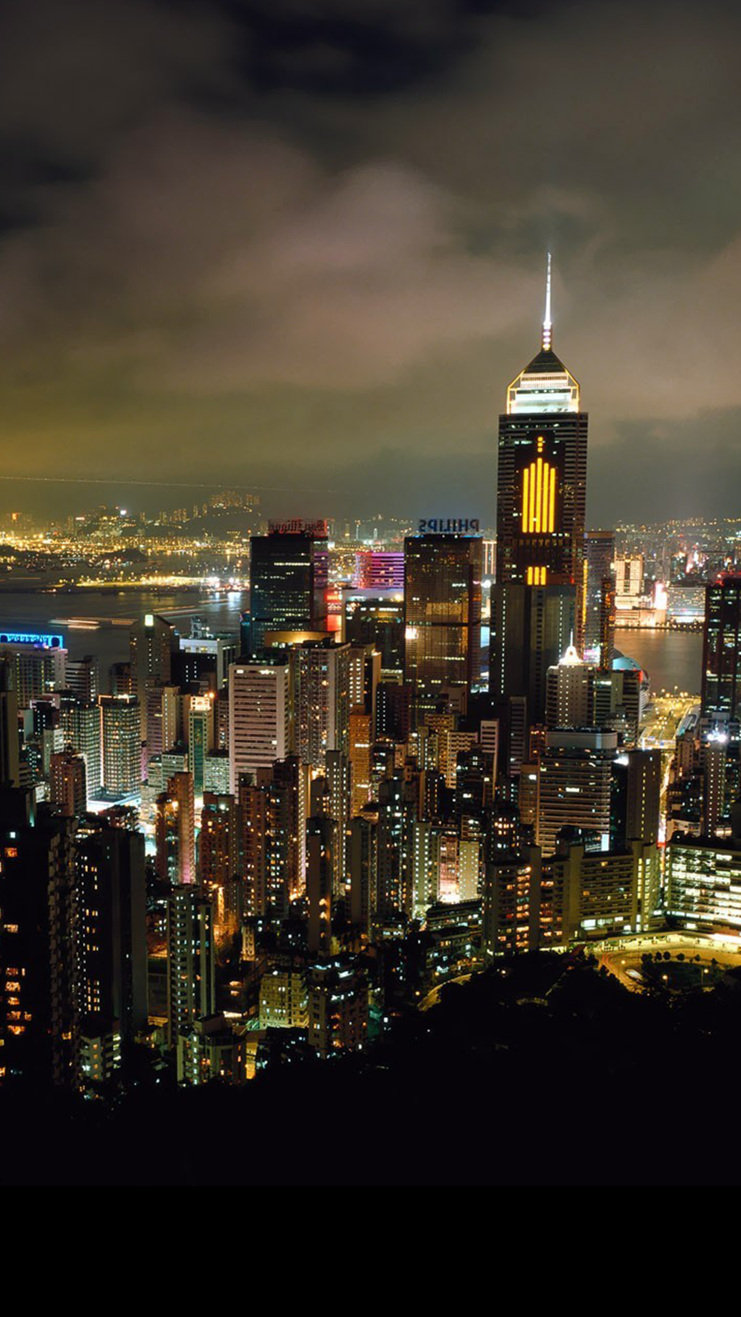 Night City Apple iPhone Wallpaper 4K