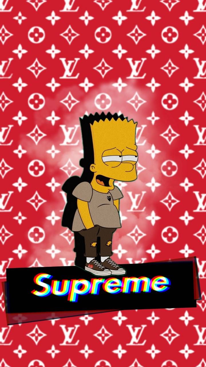 Supreme wallpaper, Simpson wallpaper