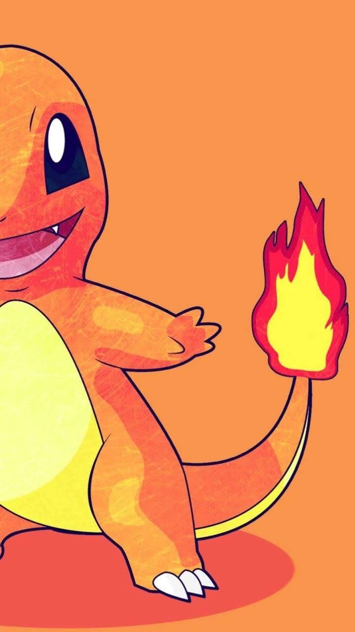 Pokemon painting, Charmander art