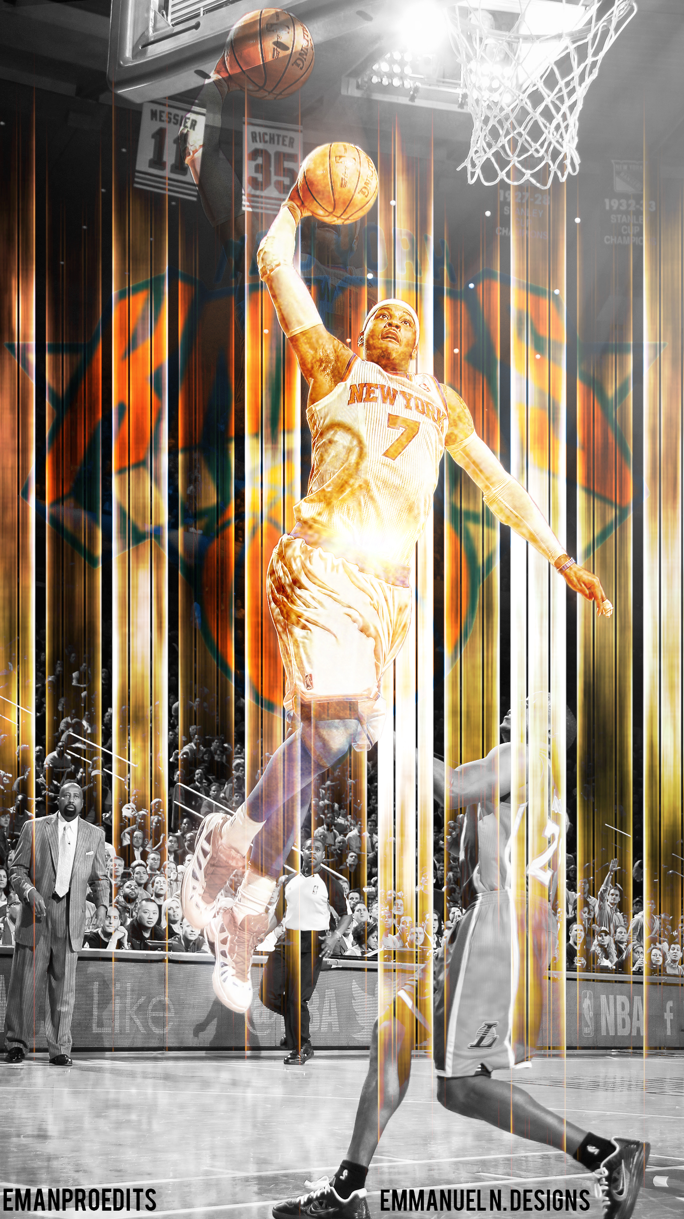 Carmelo Anthony iPhone X Wallpapers - Wallpaper Cave, image size:1396x2487