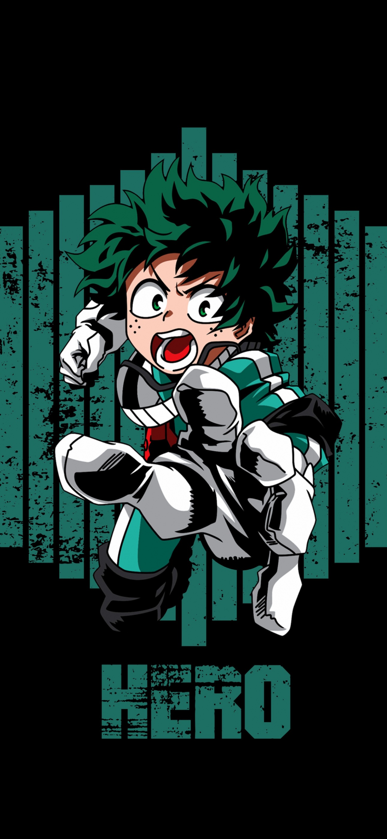 Izuku Midoriya Wallpaper 4K, Black