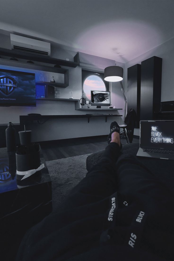 Blvck Penthouse living room. Penthouse