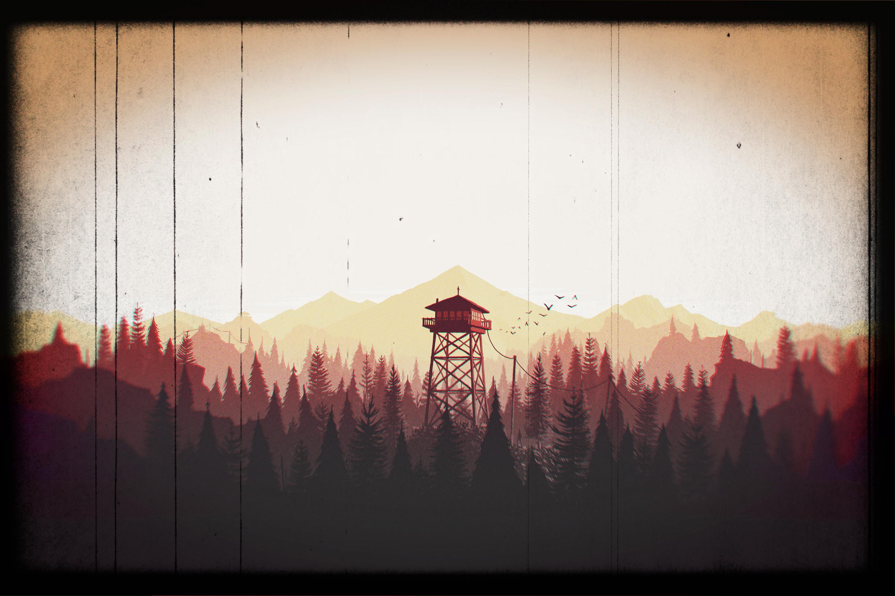 Firewatch Retro Film Look 2880x1920