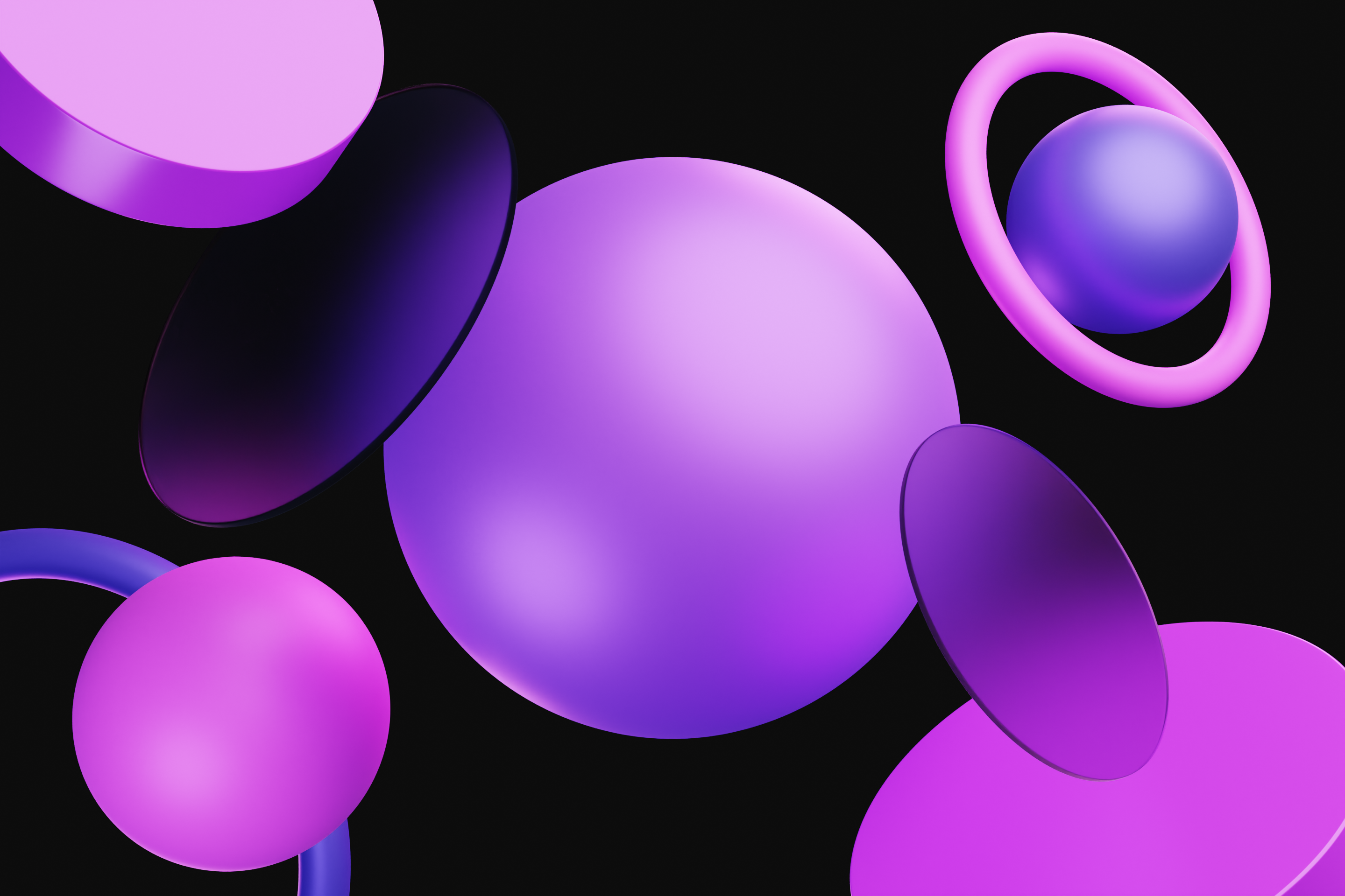 Spheres Wallpaper 4K, Shapes, Oval