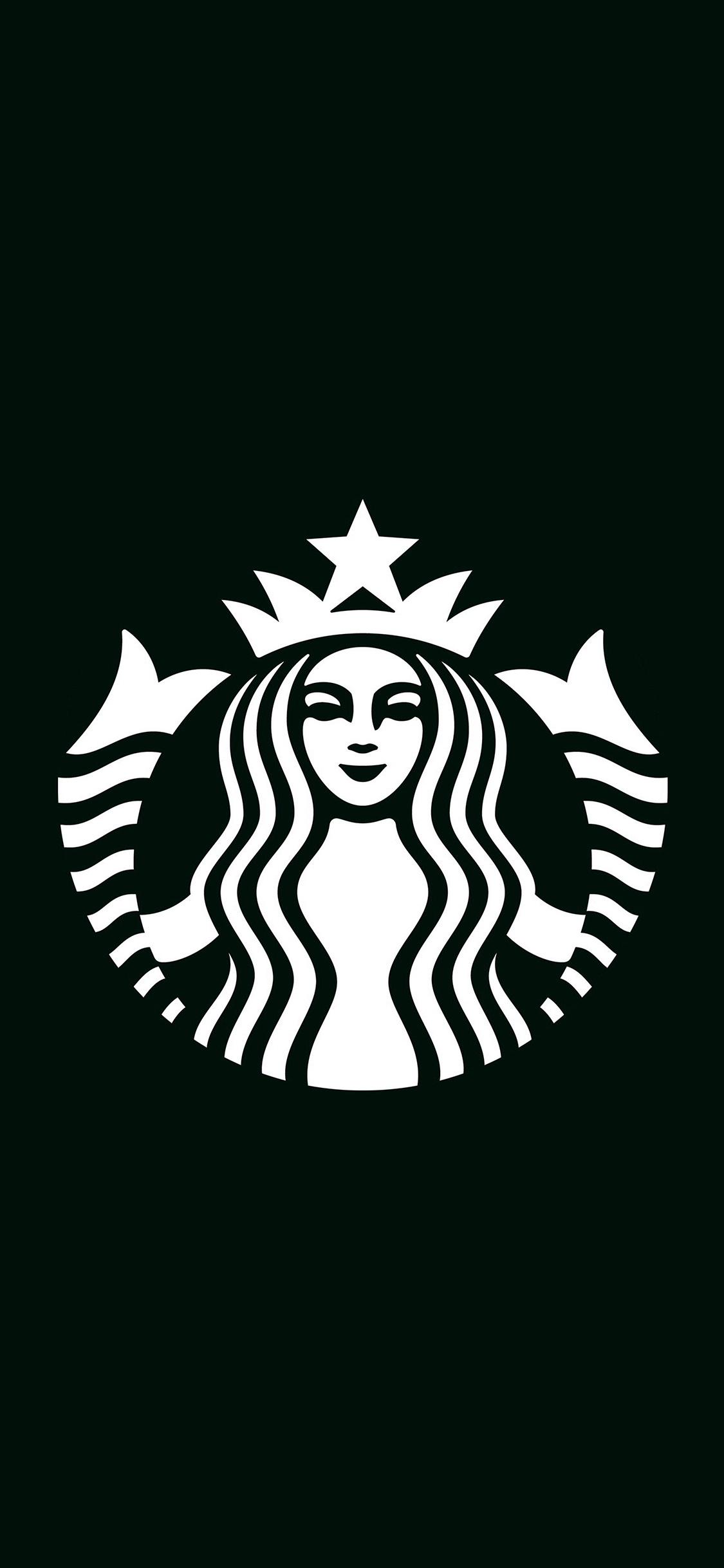 Starbucks Logo Dark Bw