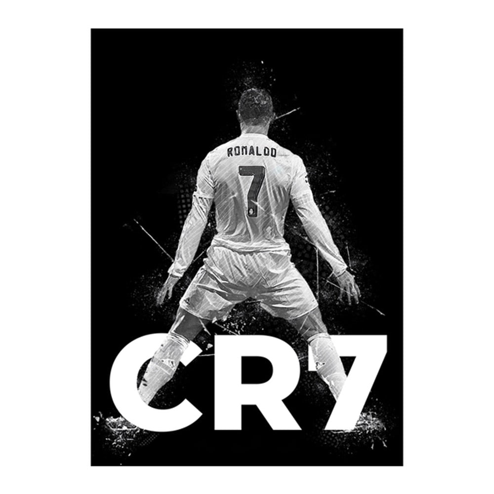 Cristiano Ronaldo Football Star Canvas