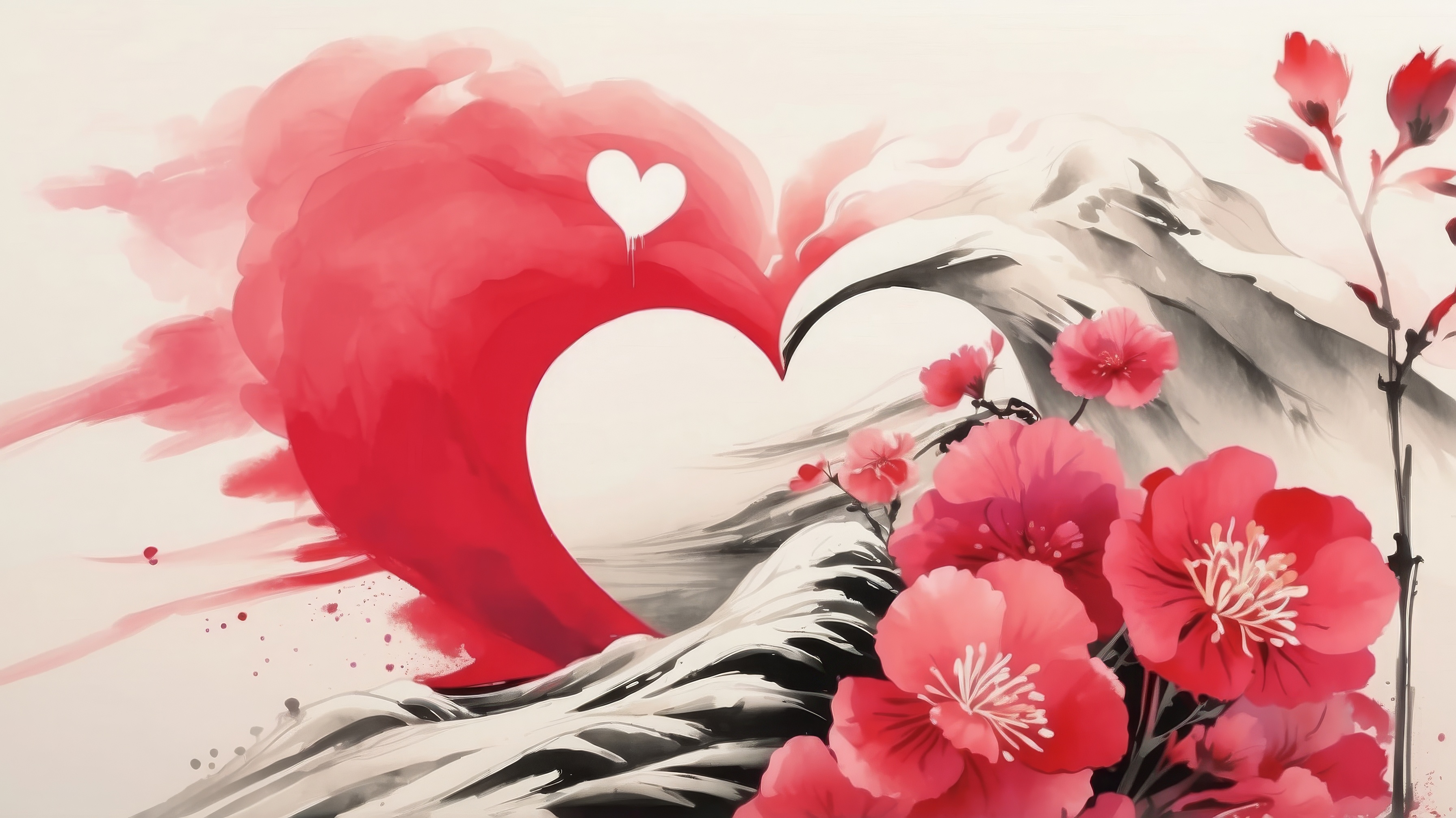 Flowers Valentine HD Wallpaper