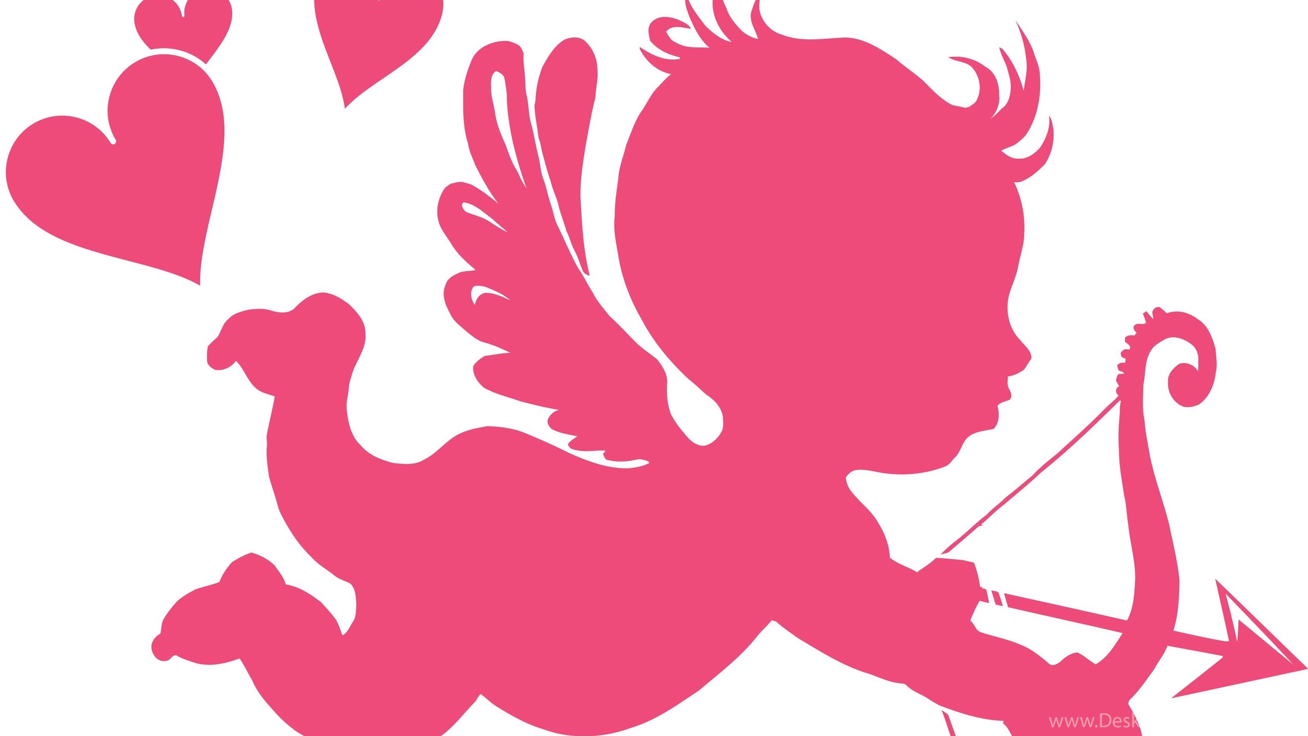 Valentines cute cupid HD desktop