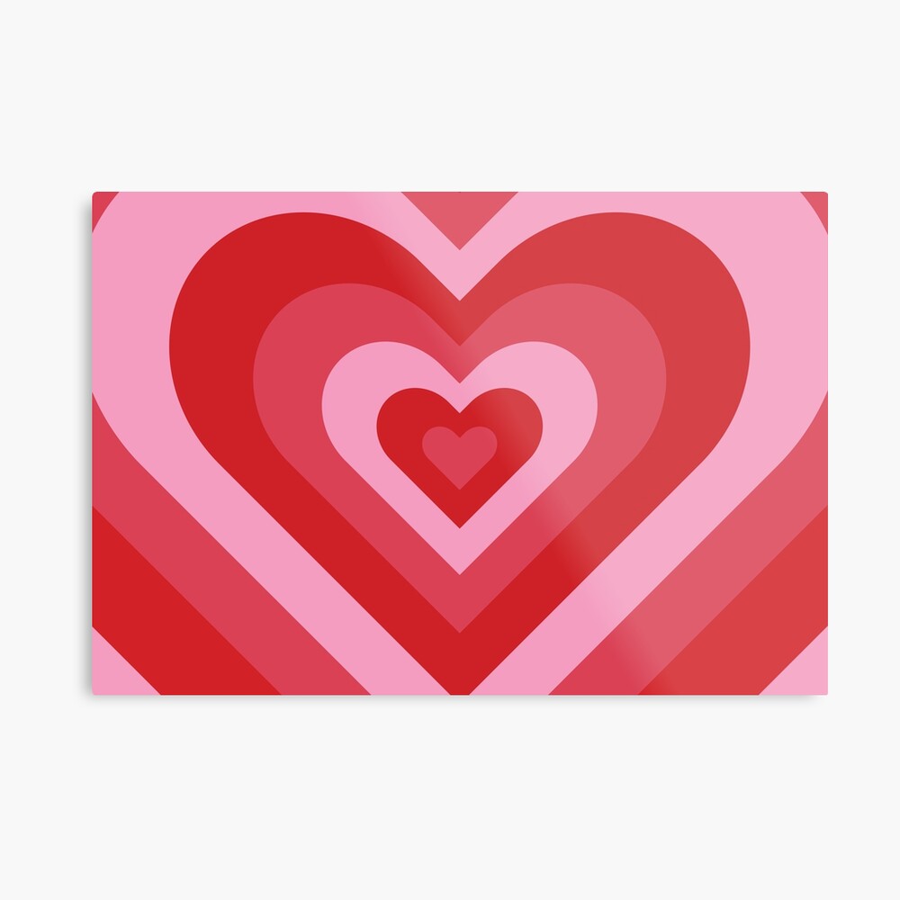 Powerpuff Girls Heart Pattern Poster