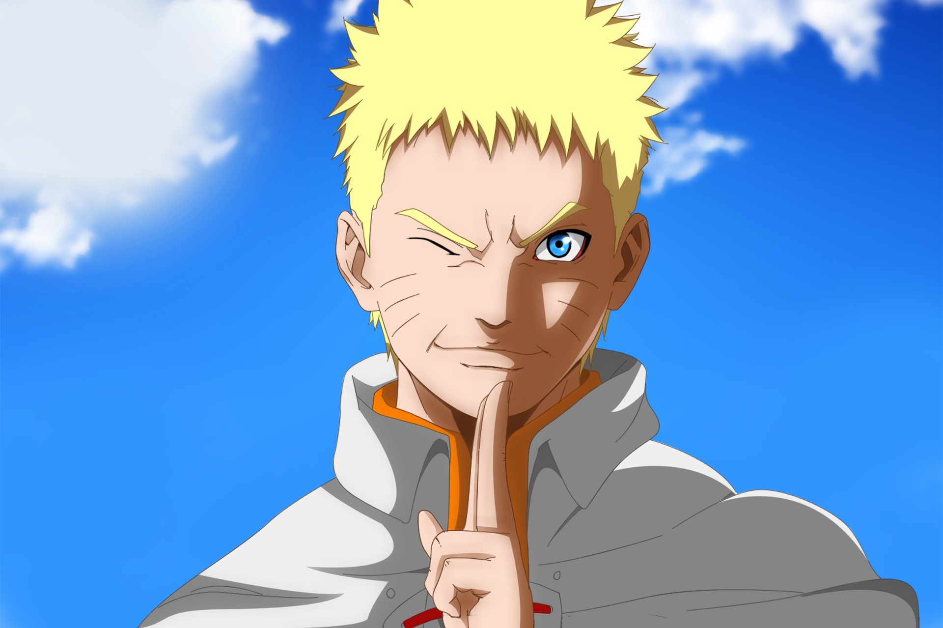 Download wallpaper game, Naruto, sky