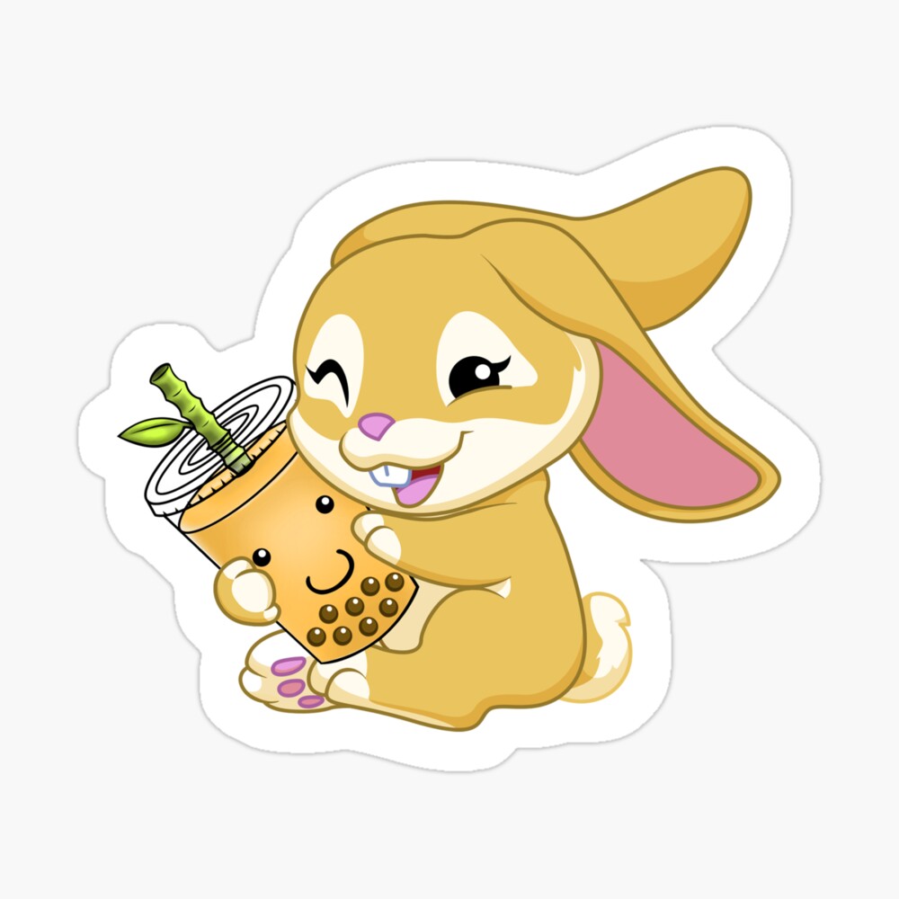 Year of the Rabbit Bunny Kawaii Bubble