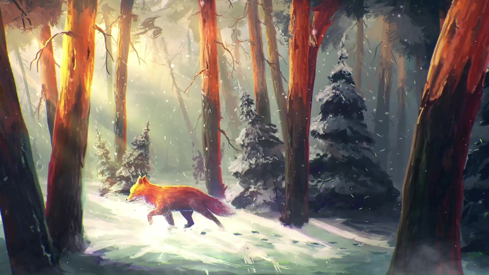 Winter Forest Live Wallpaper