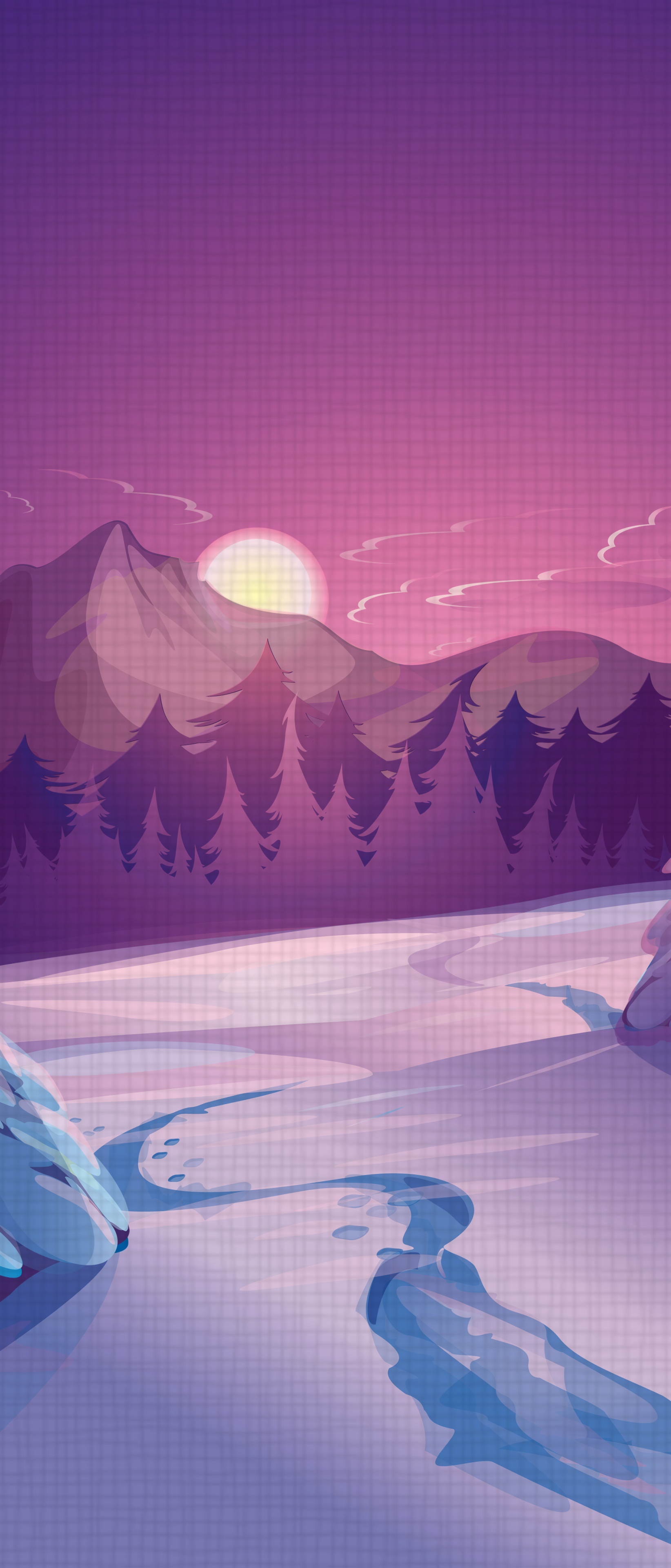 Artistic Winter Phone Wallpaper