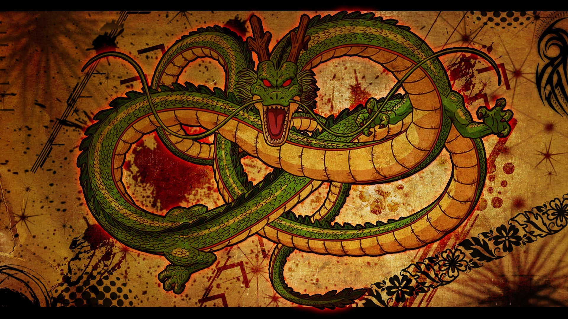 Here is a Shenron wallpaper I found