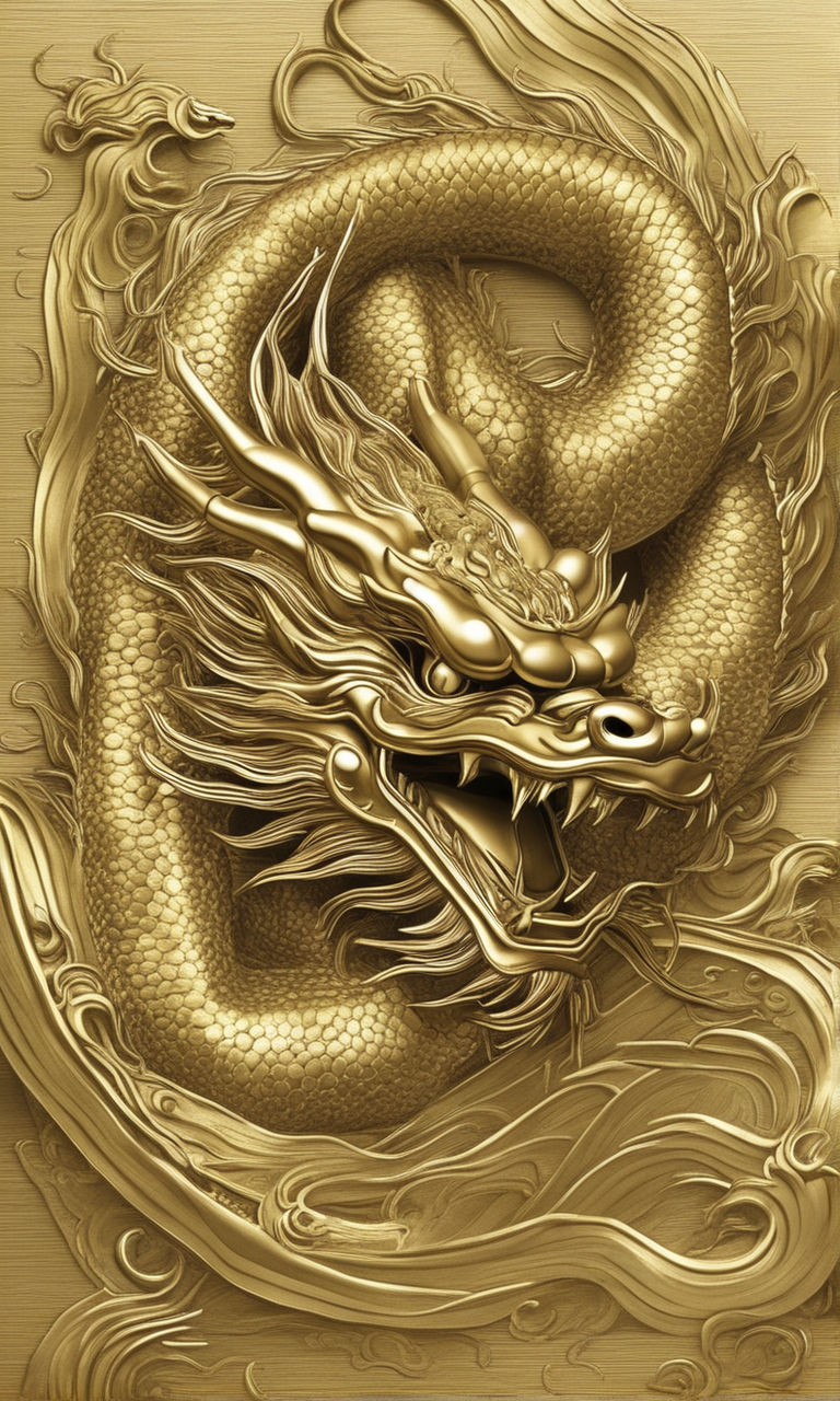 gold dragon)))))
