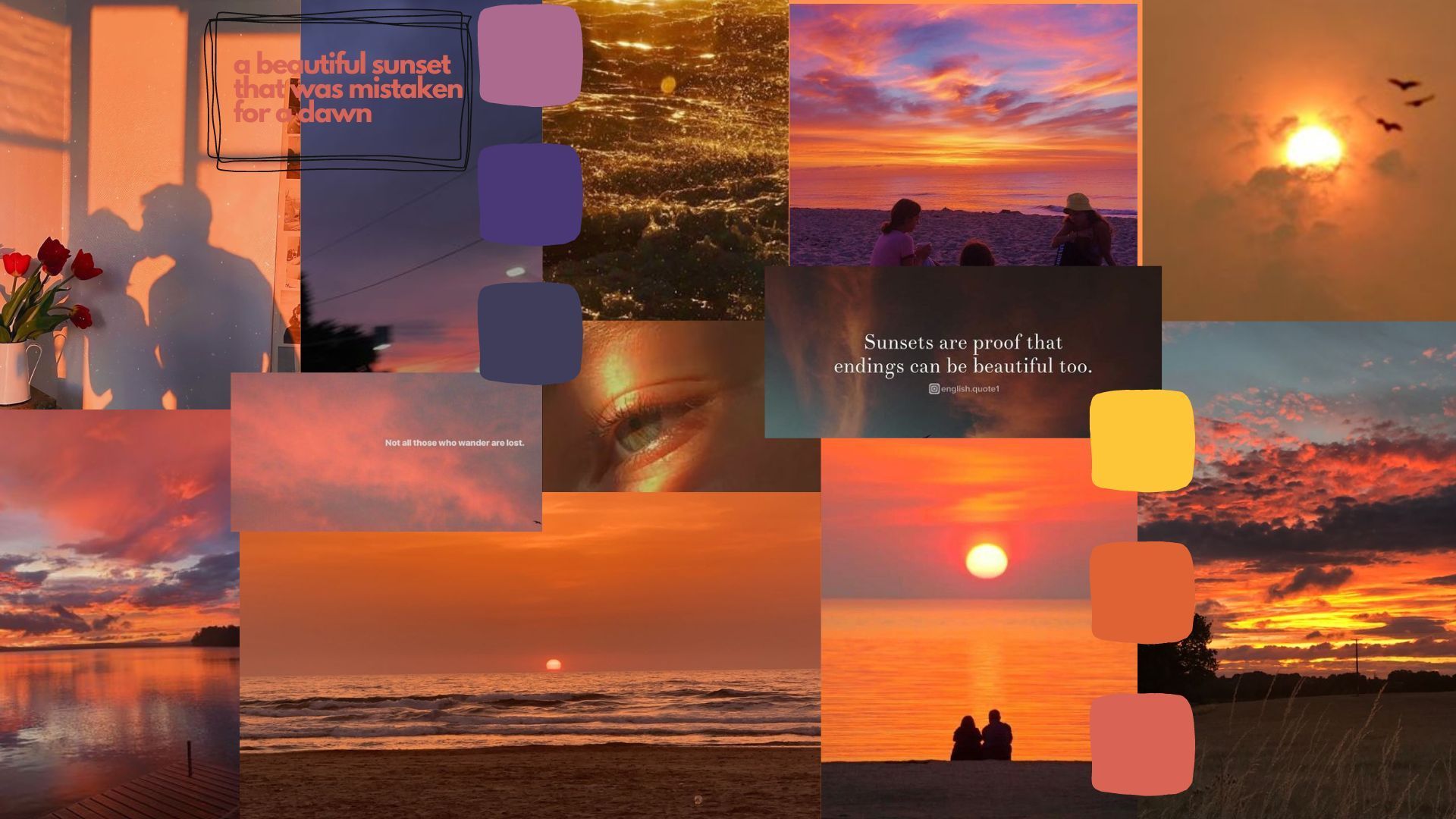 sunset wallpaper <3 Not my picture