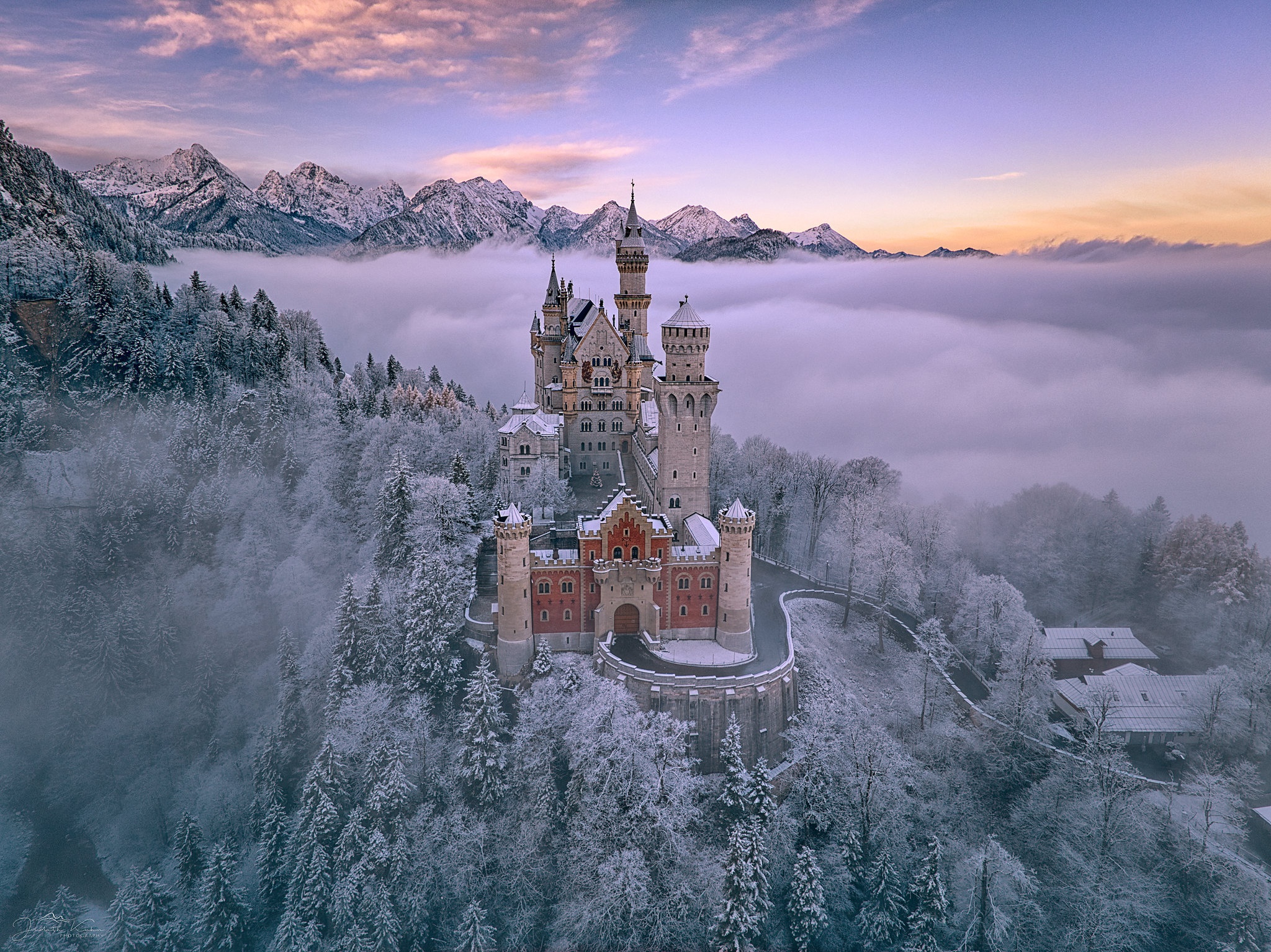 Made Neuschwanstein Castle HD Wallpaper