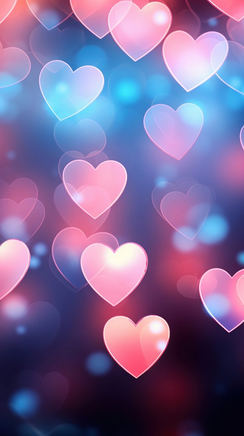 Heart Blurred Image. Free Photo, PNG