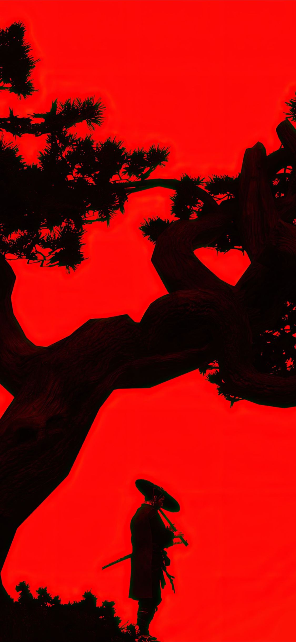 tsushima ps5 4k iPhone 11 Wallpaper