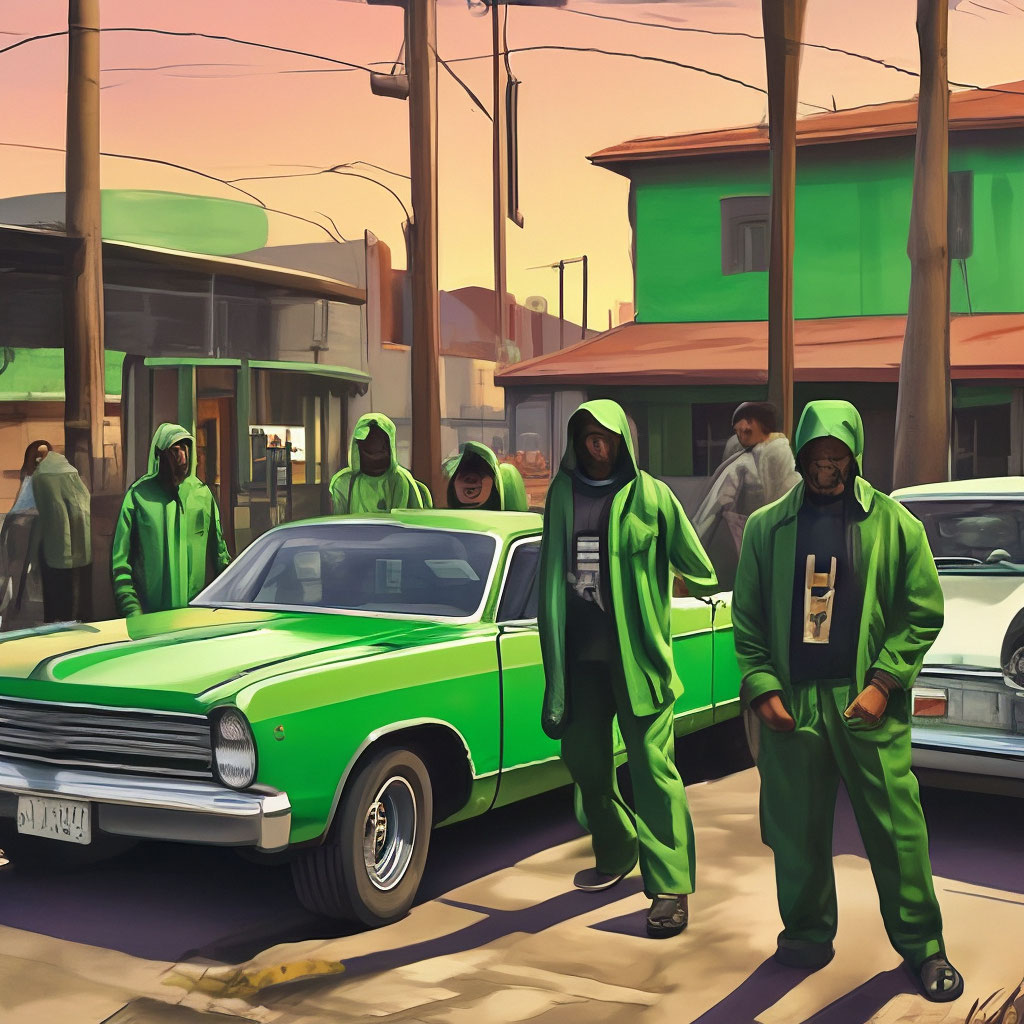 Grove Street Family, gang, гетто