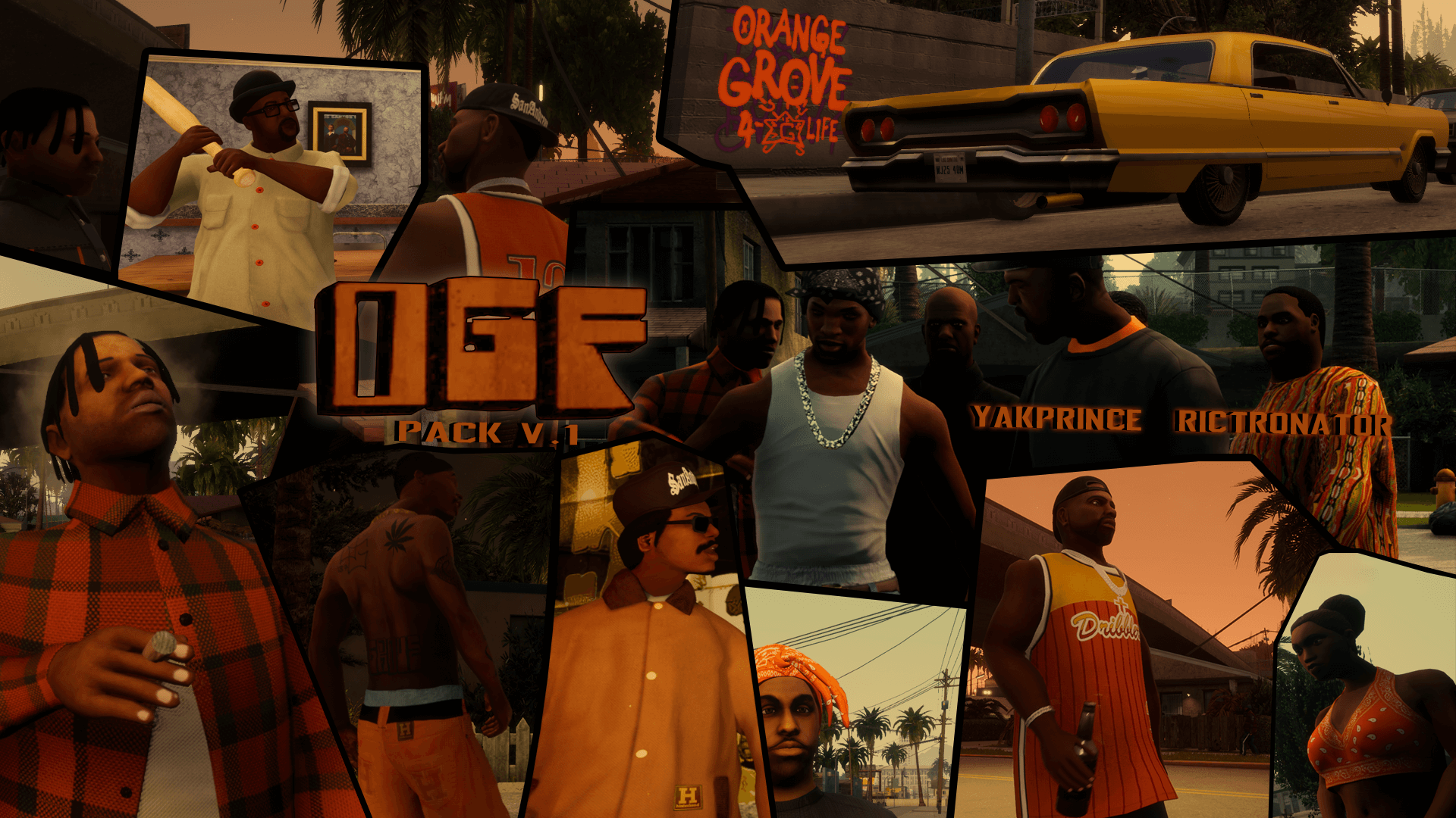 GTA SA Defintive Edition Orange Grove