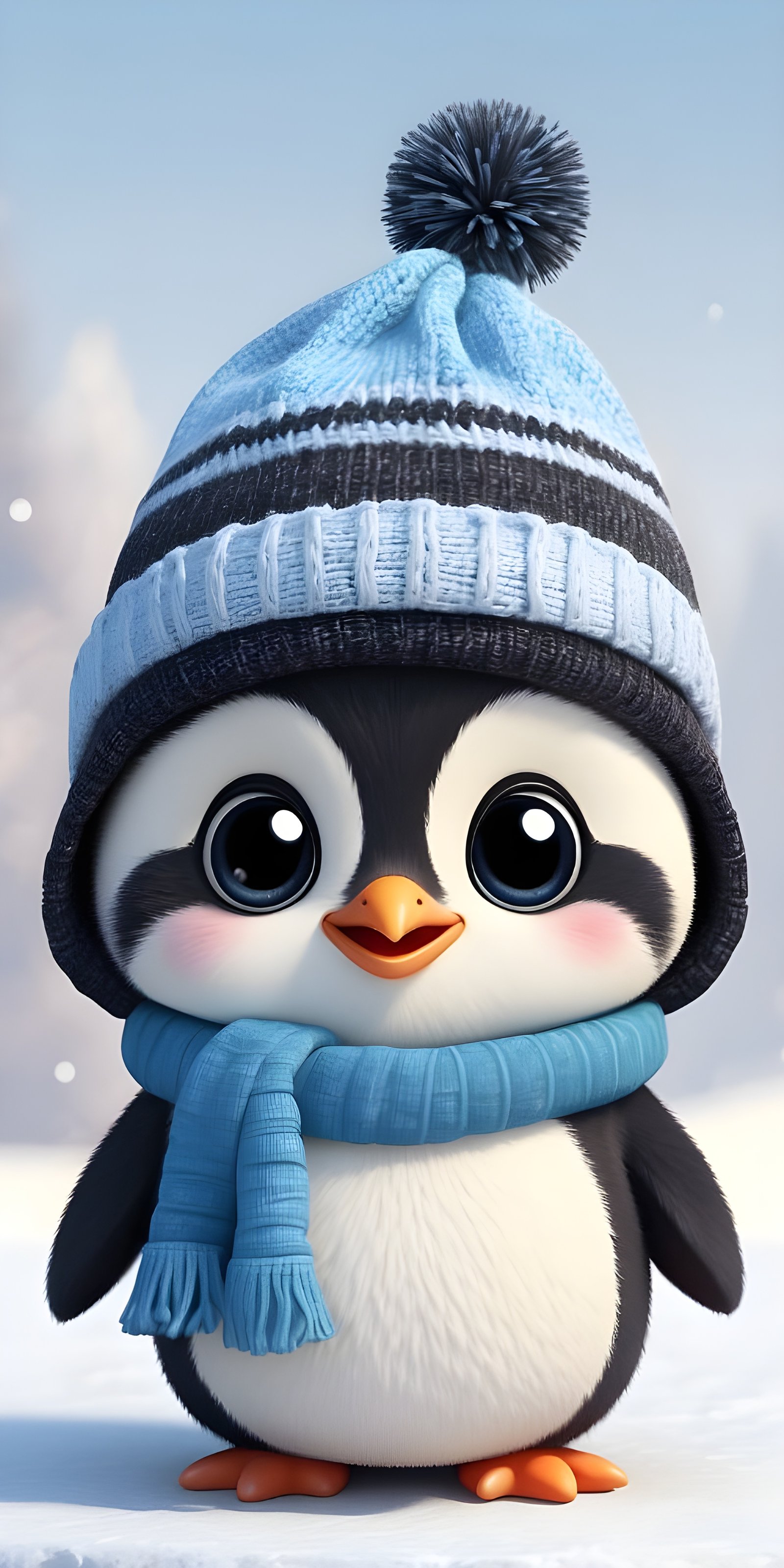 Best Cute Penguine Phone Wallpaper