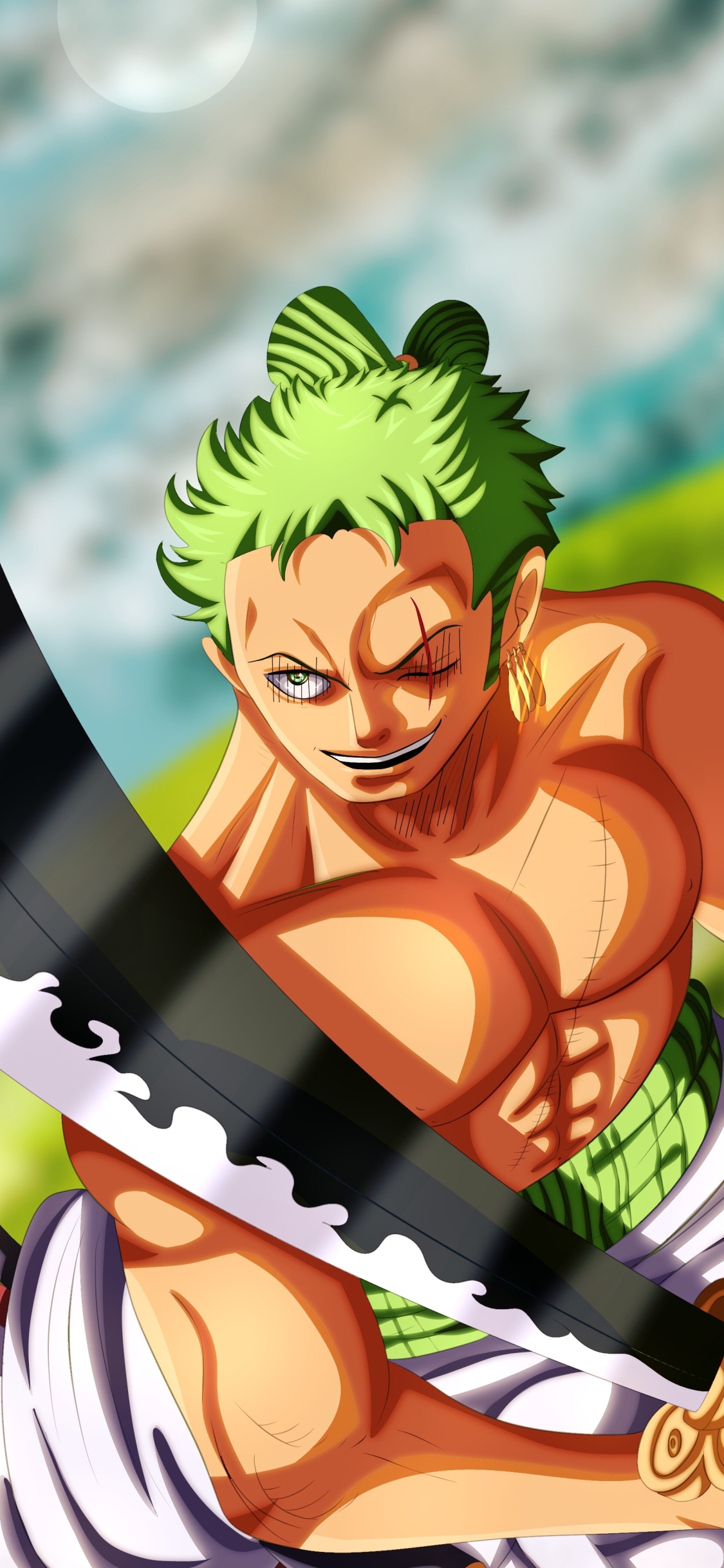 Mobile wallpaper: Roronoa Zoro, One
