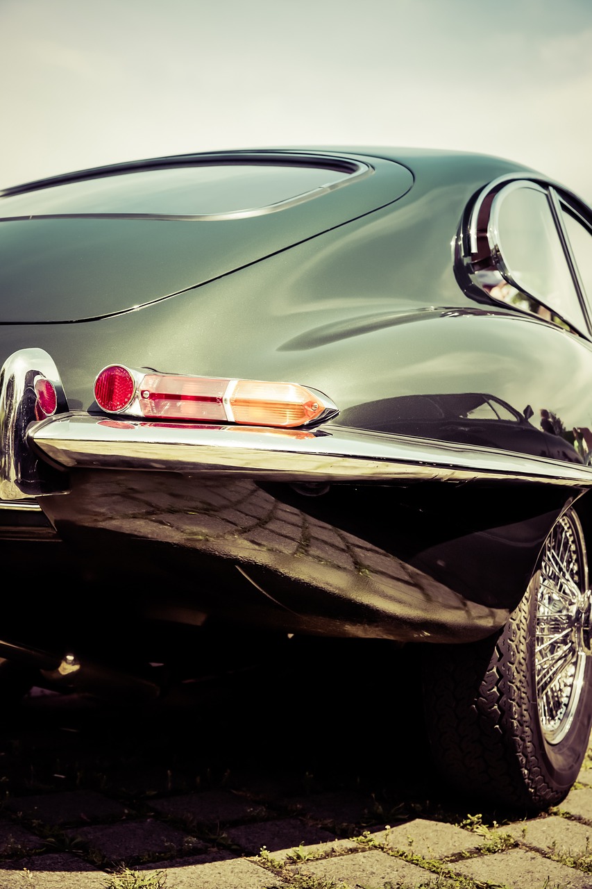 Jaguar E Type Antique Car Photo