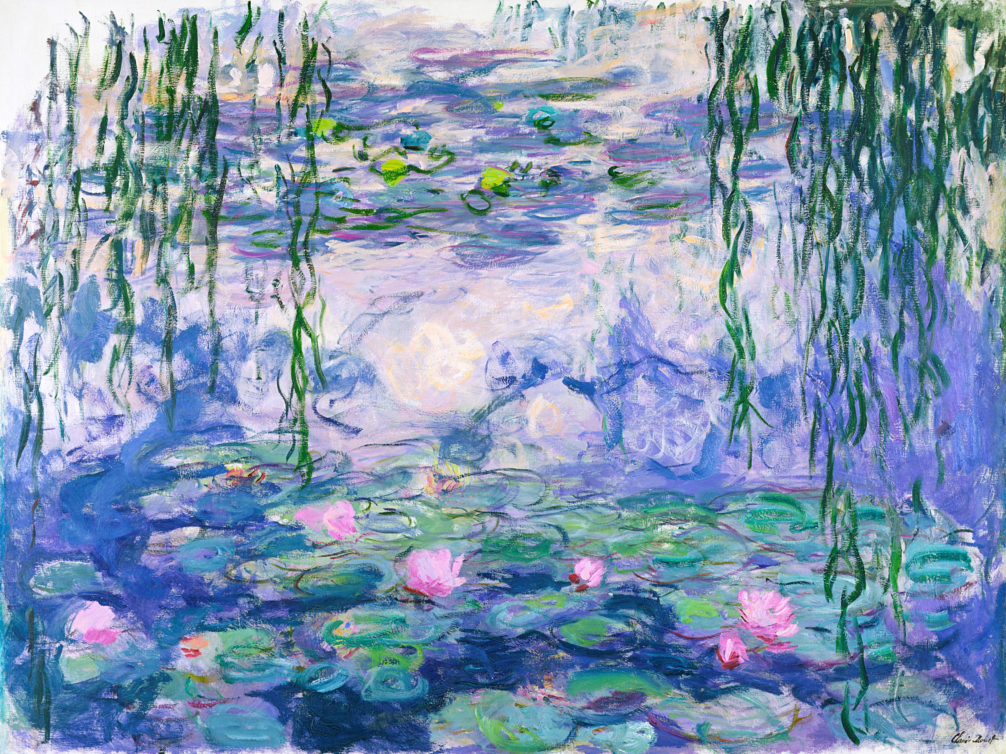 Monet Water Lilies 1916 19 Fine Art