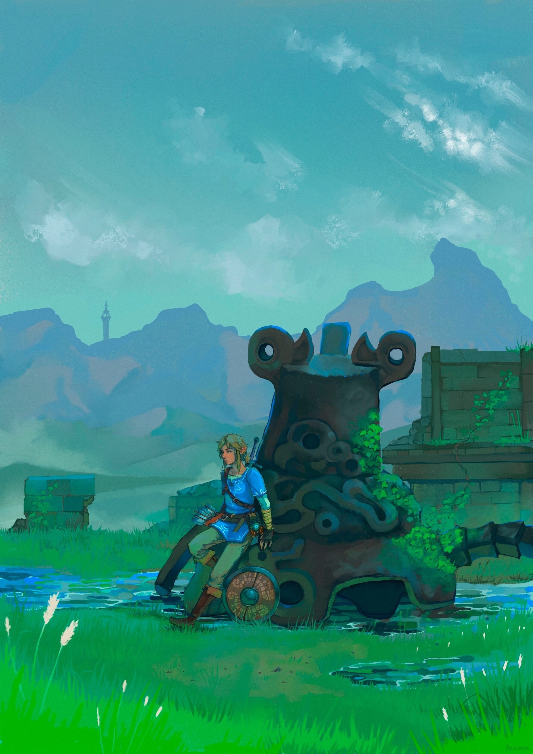 Legend Of Zelda Breath Of The Wild iPhone Wallpapers - Wallpaper Cave