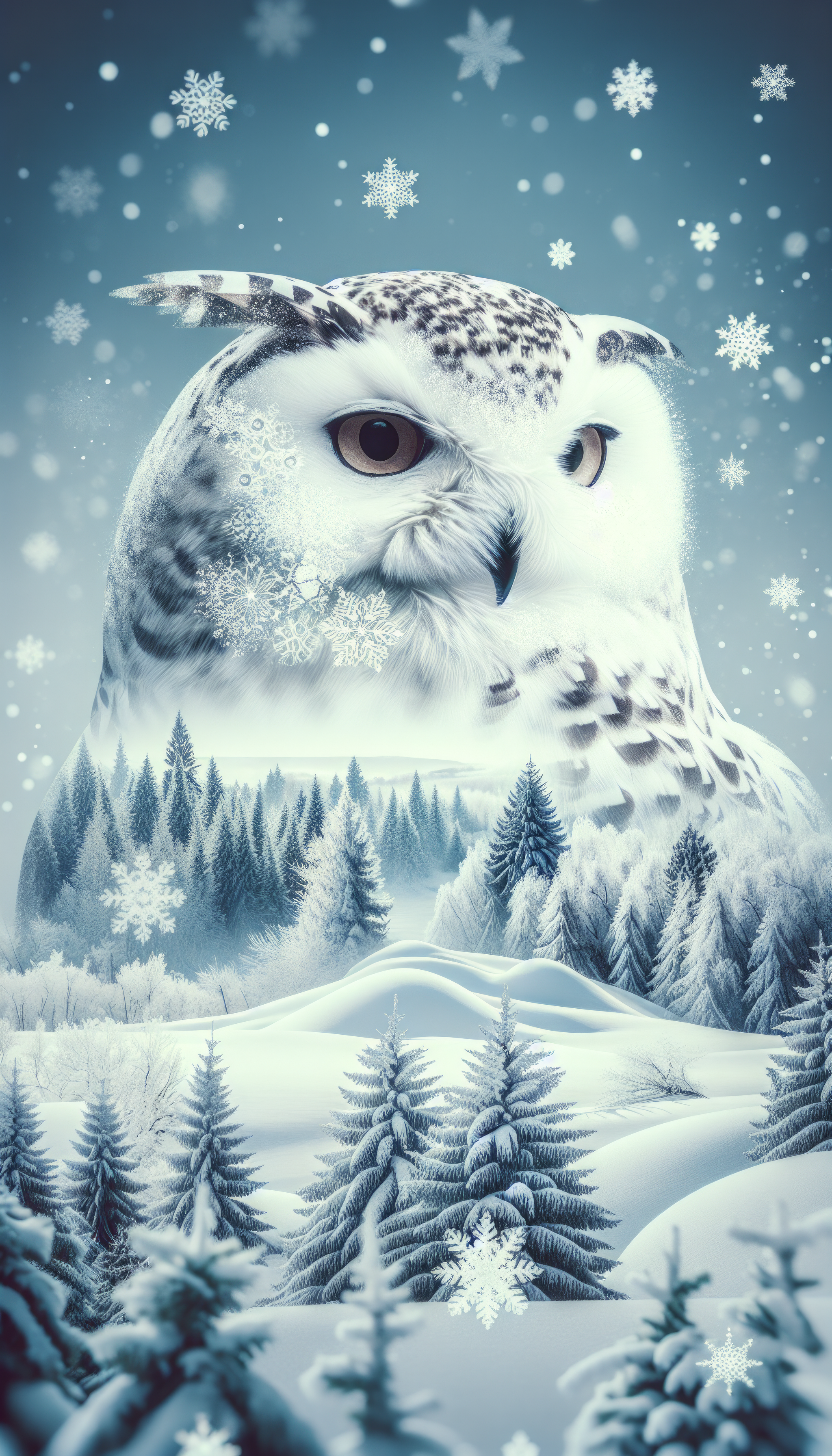 Snowy Owl iPhone Wallpaper