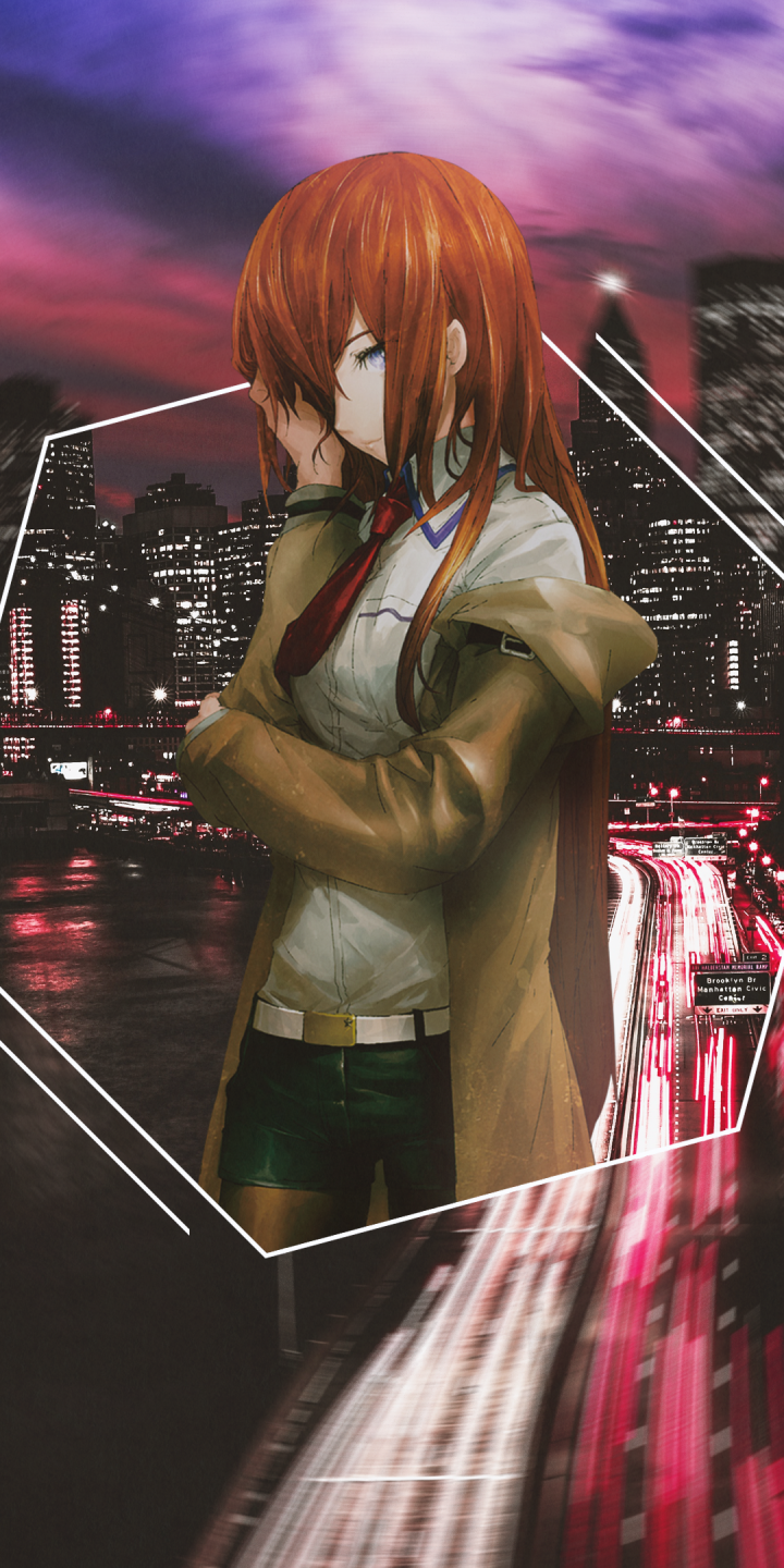 Kurisu Makise iPhone Wallpaper