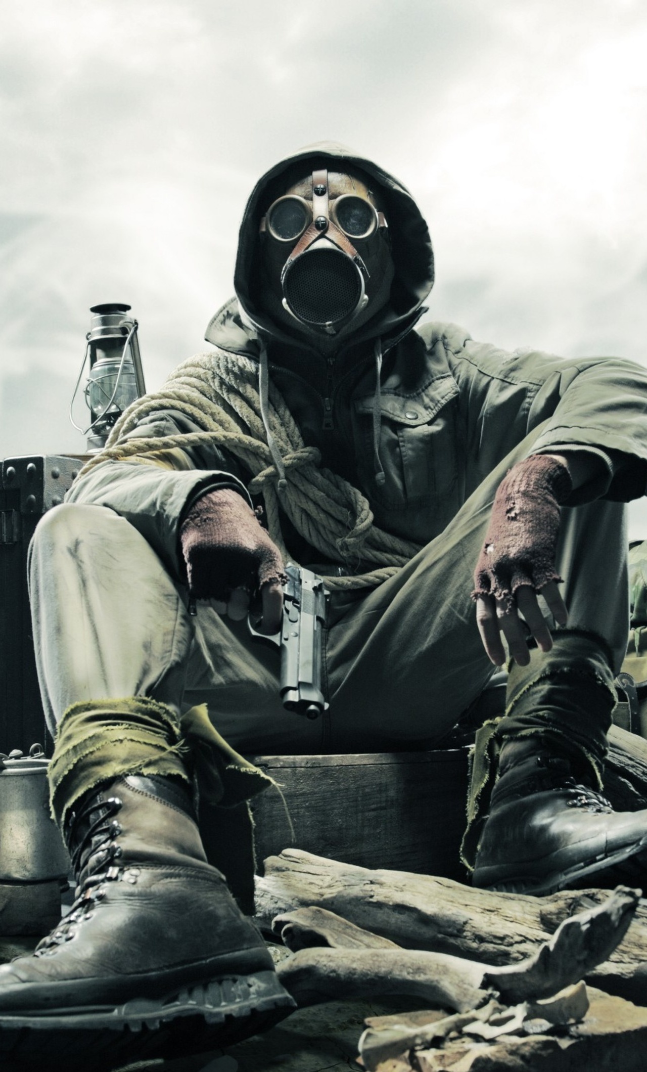 Gas Mask Soldier Apocalypse