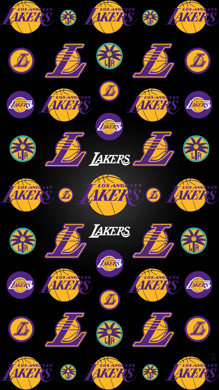 Download Lakers iPhone Patterns
