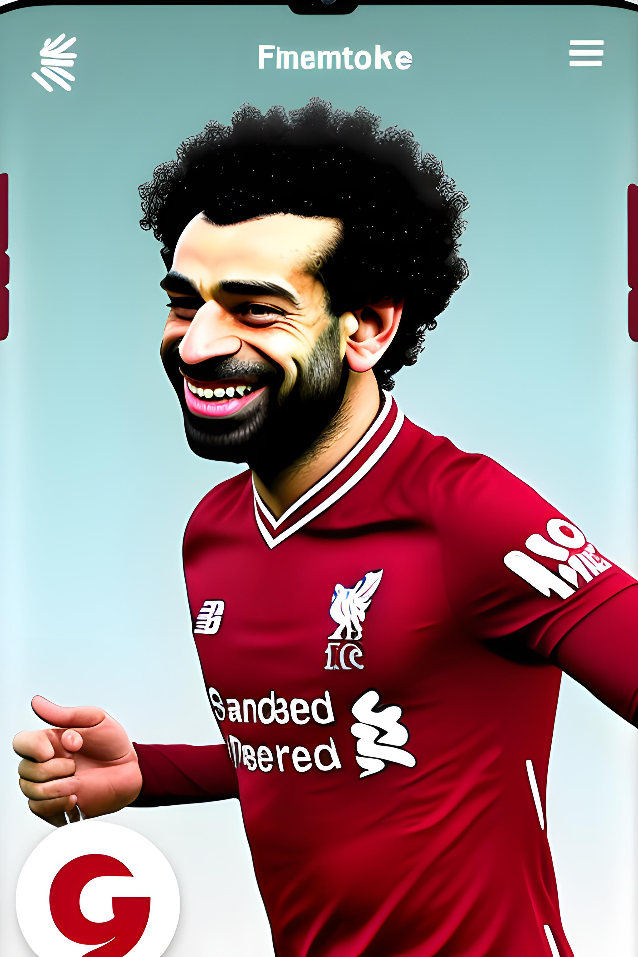 Mohamed Salah celebrating at Liverpool