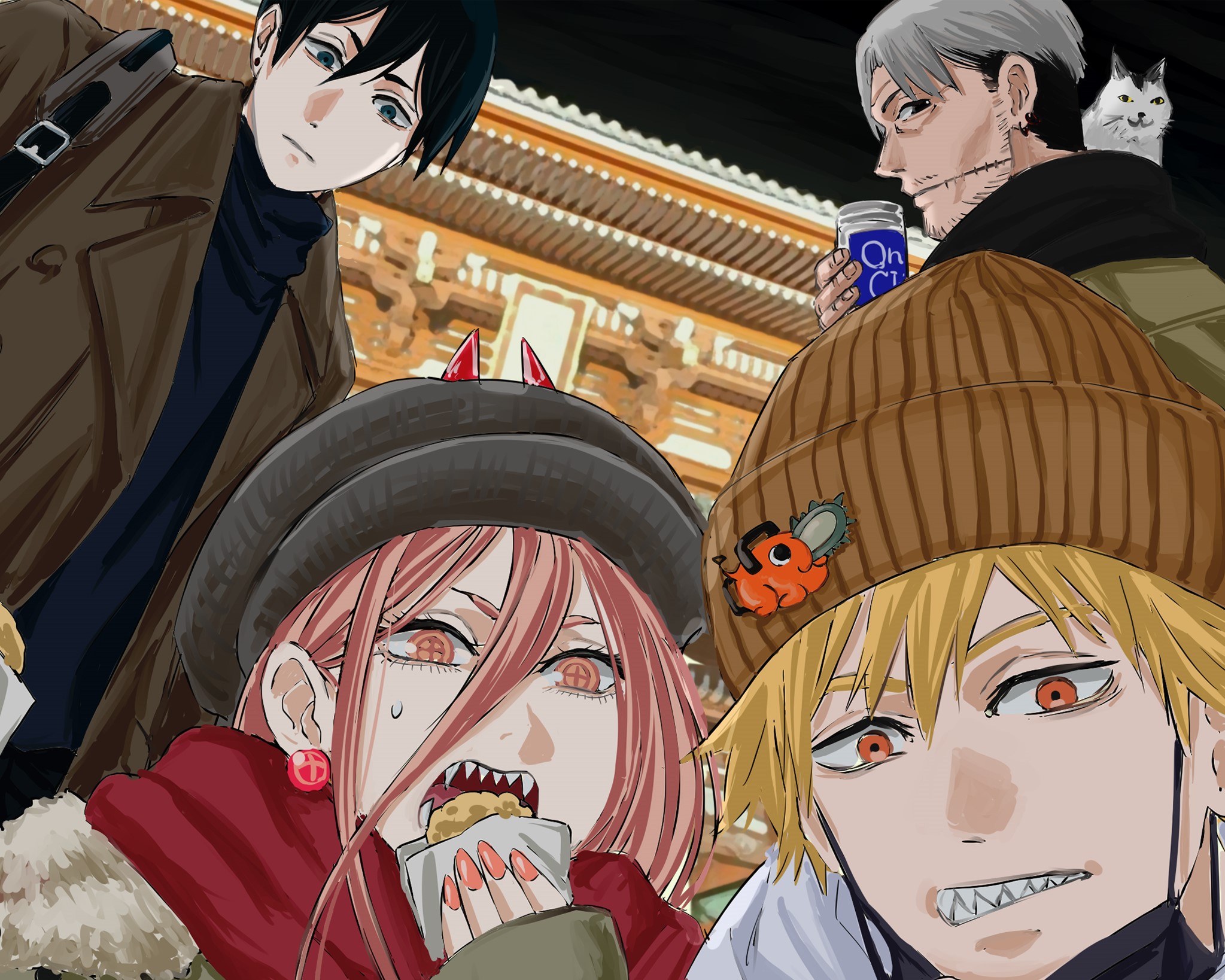 Anime Chainsaw Man HD Wallpaper