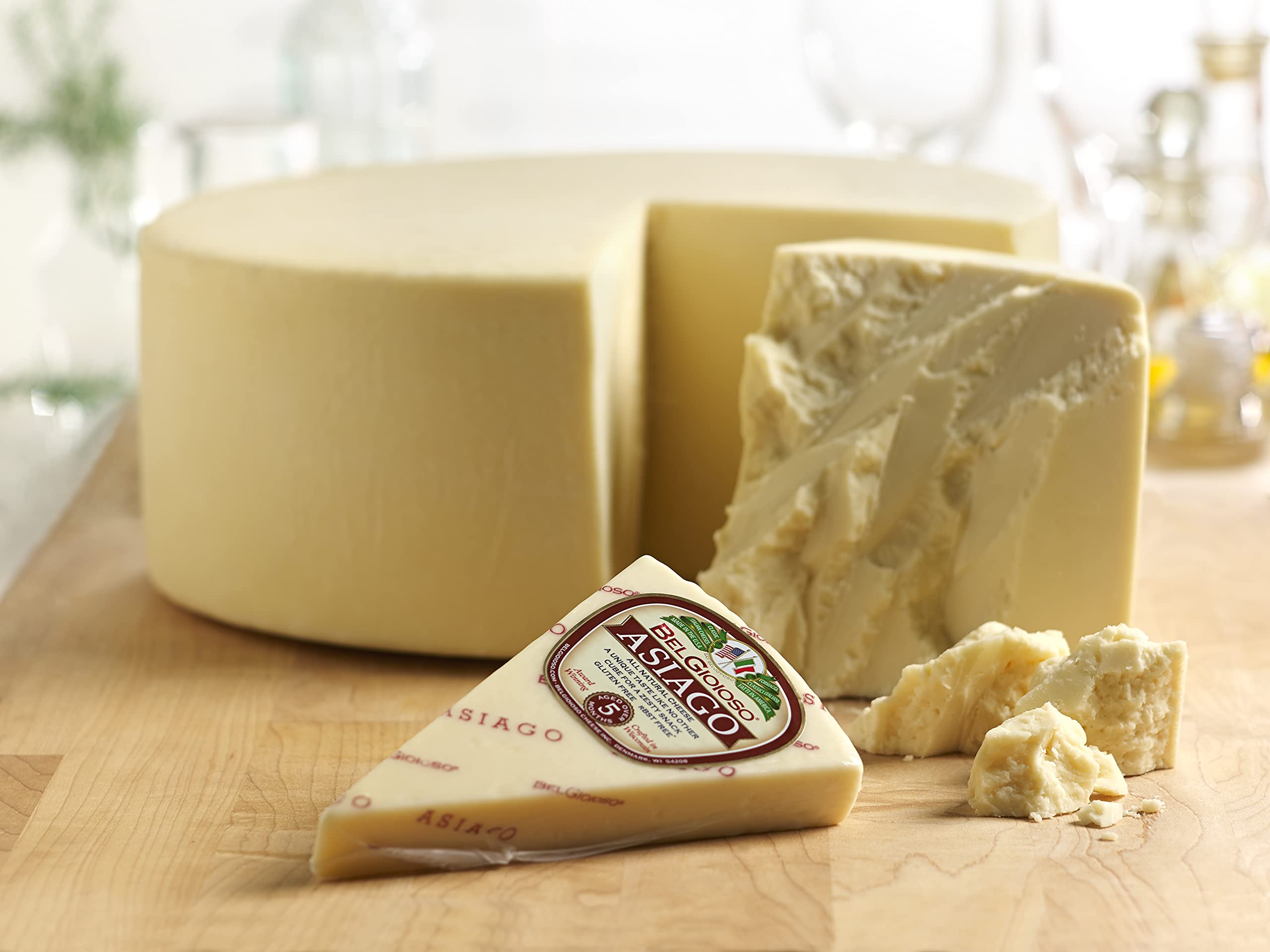 Asiago Cheese, approx. 8oz wedge
