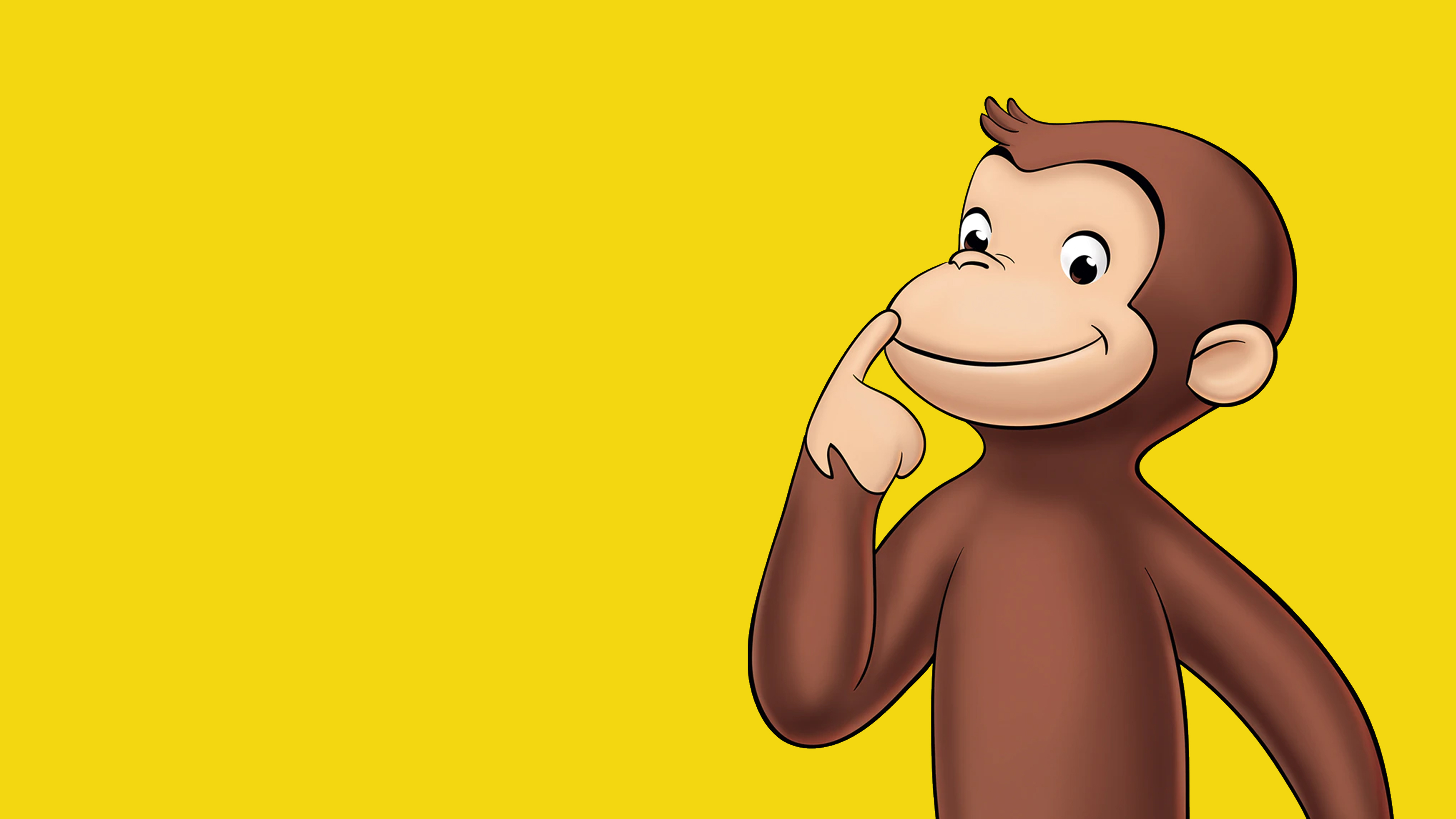 Show Curious George 4k Ultra HD Wallpaper