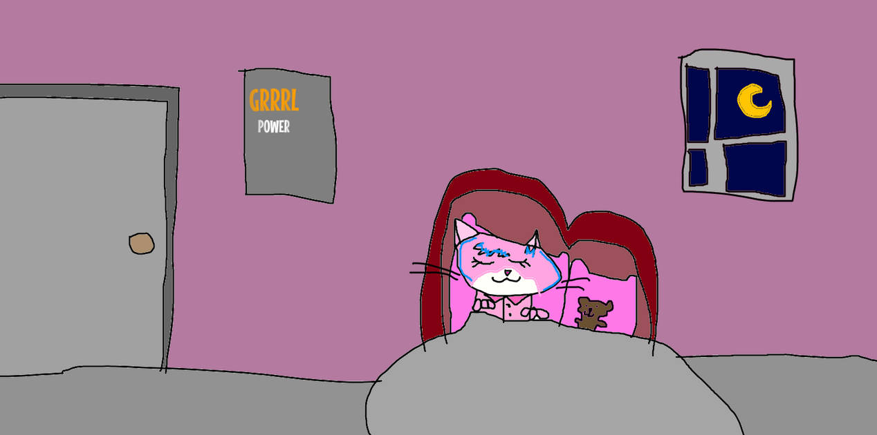 Alpha Lexa Sleeping in Bed with her